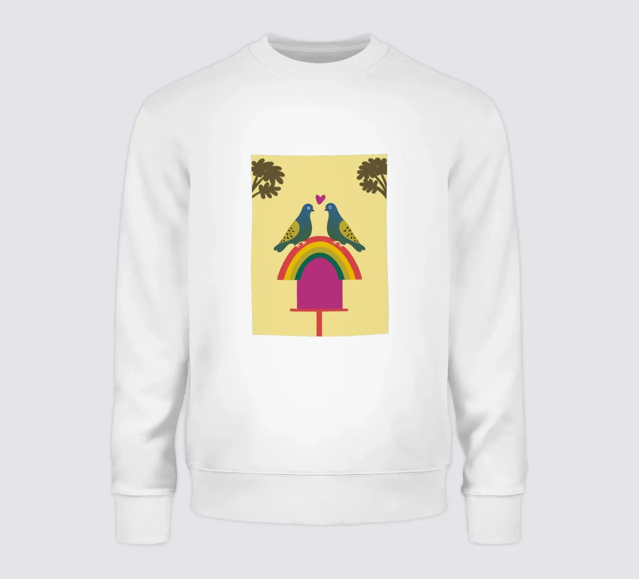 Due piccioni felpa da TRENDY POSTER SHOP