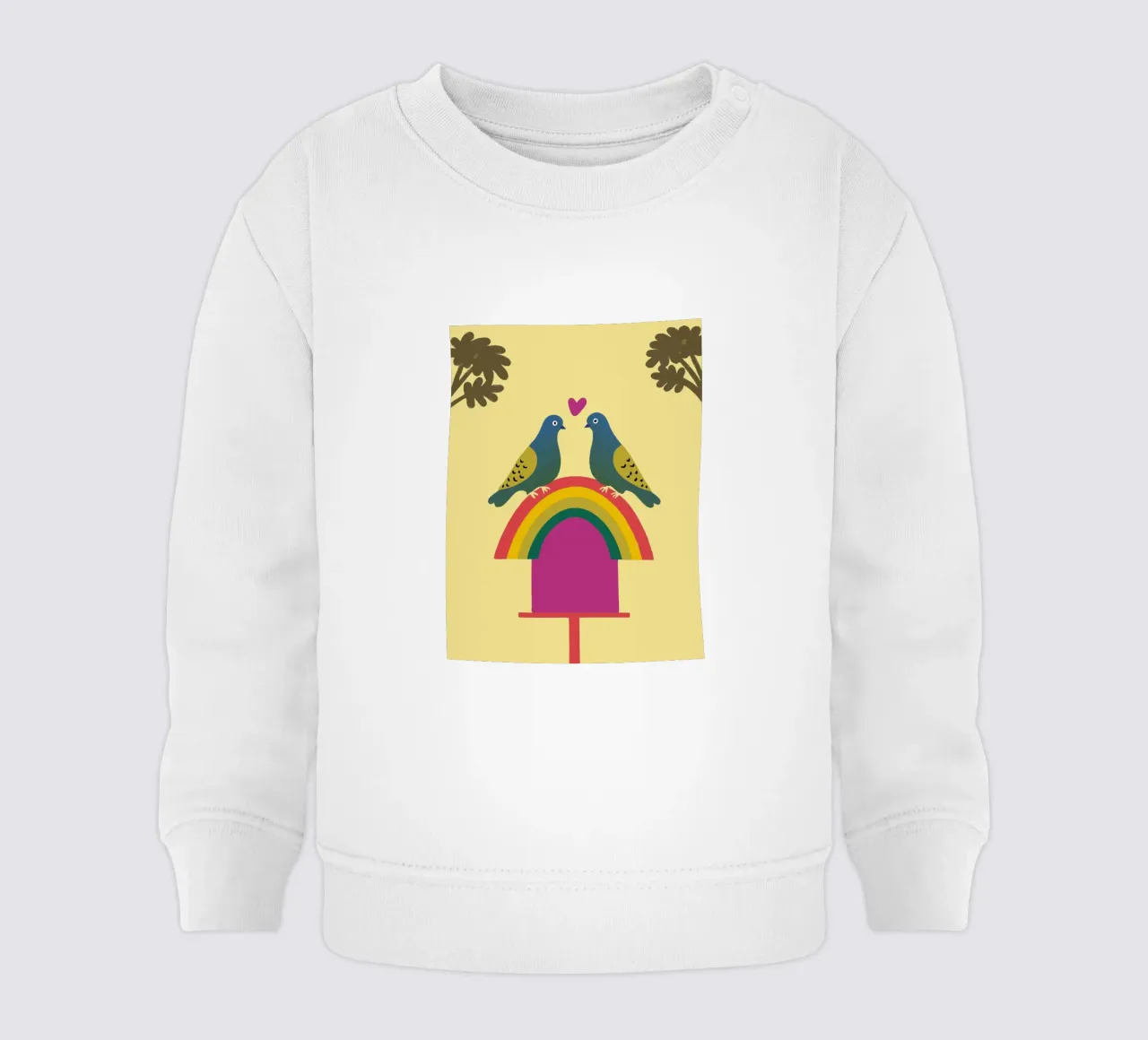 Due piccioni felpa neonato da TRENDY POSTER SHOP