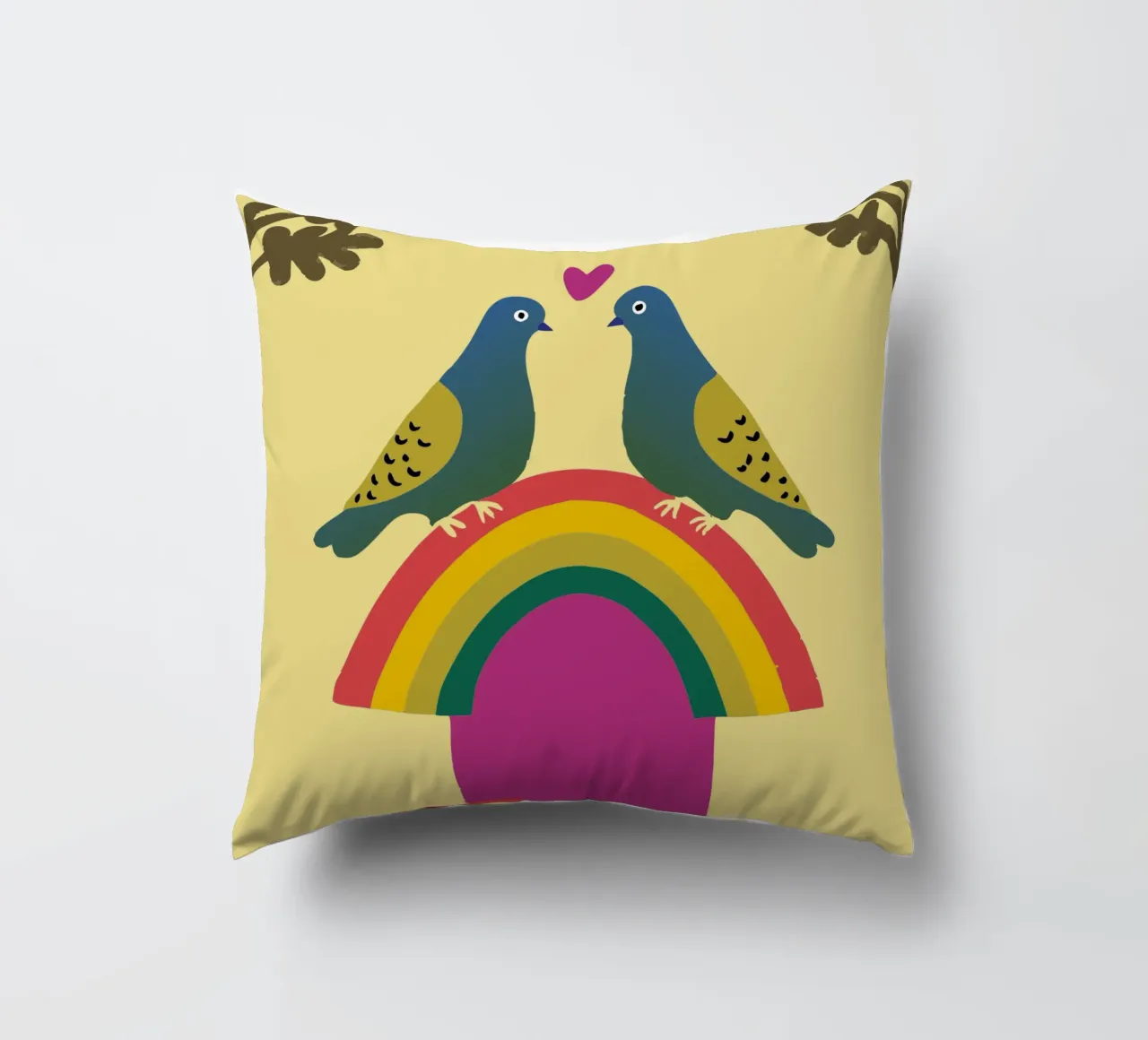 Due piccioni cuscino da TRENDY POSTER SHOP