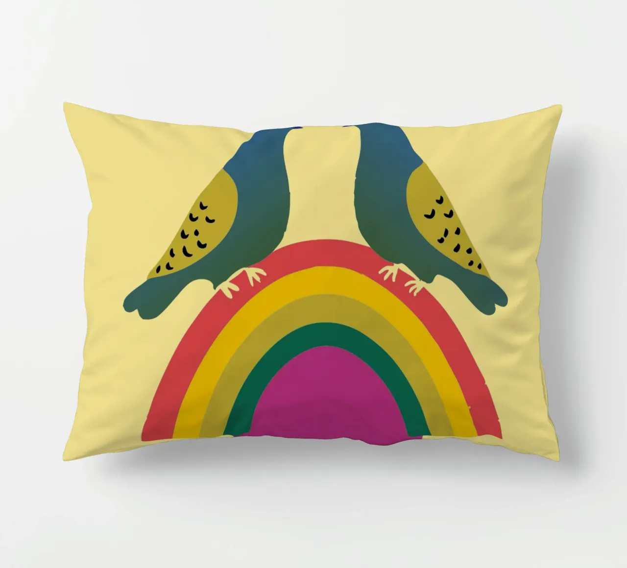 Due piccioni cuscino da TRENDY POSTER SHOP