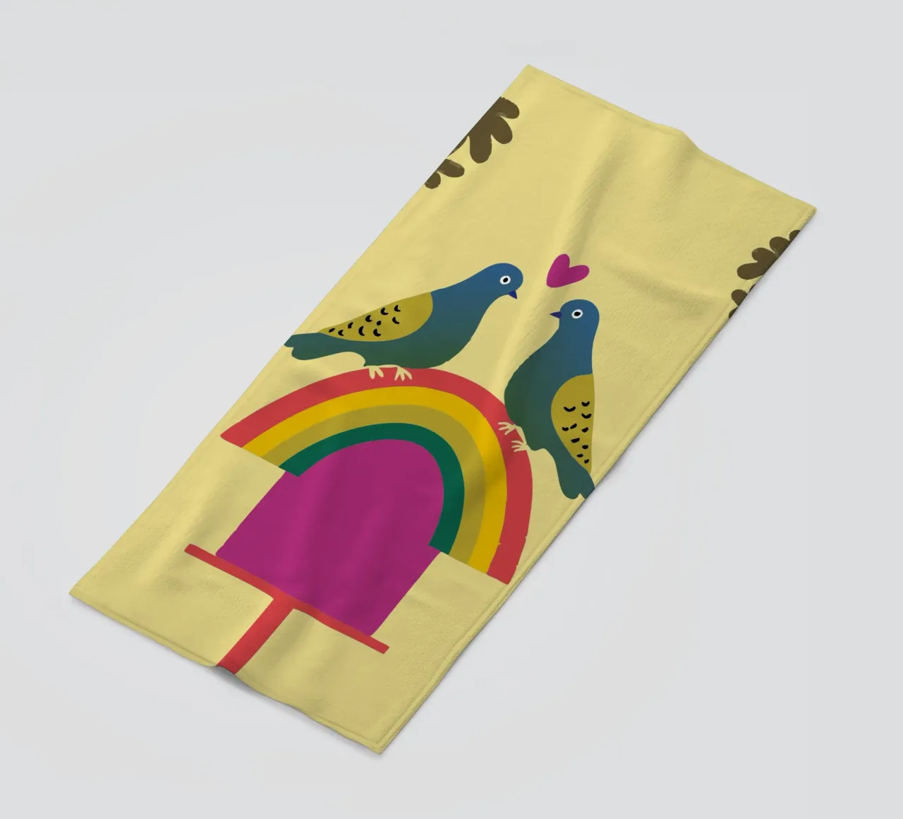 Due piccioni telo mare da TRENDY POSTER SHOP