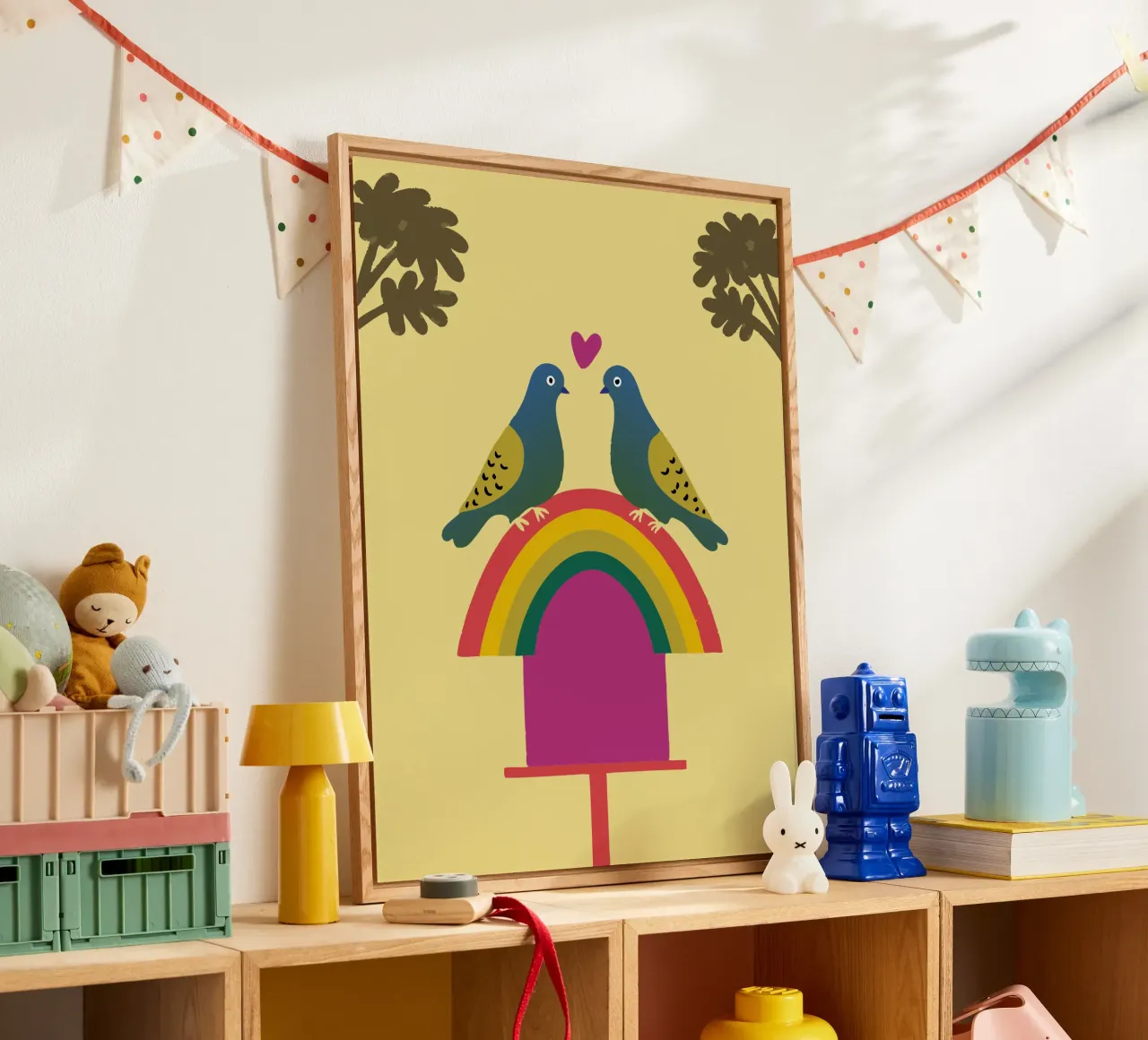 Due piccioni plexiglass da TRENDY POSTER SHOP