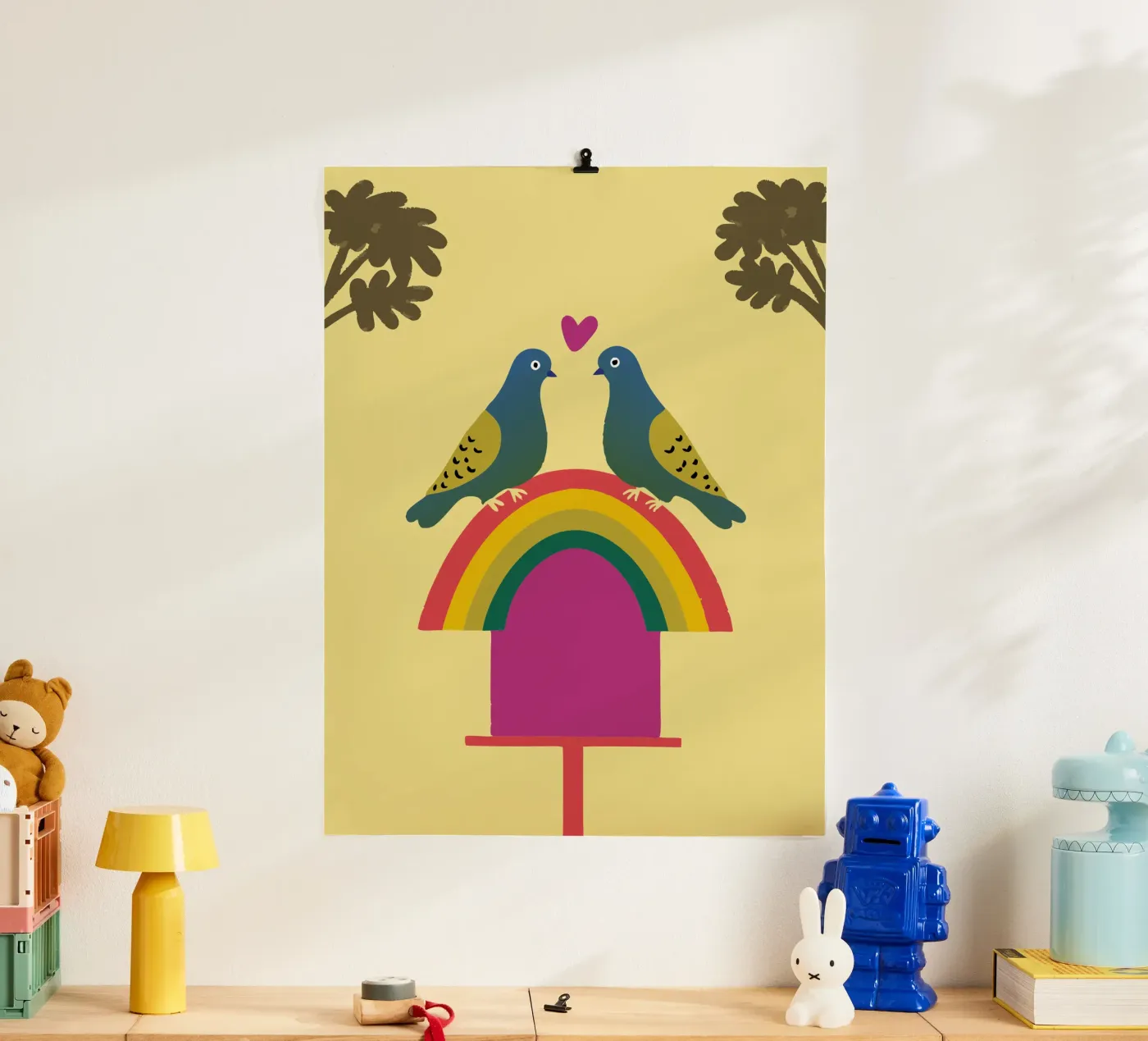 Due piccioni poster da TRENDY POSTER SHOP