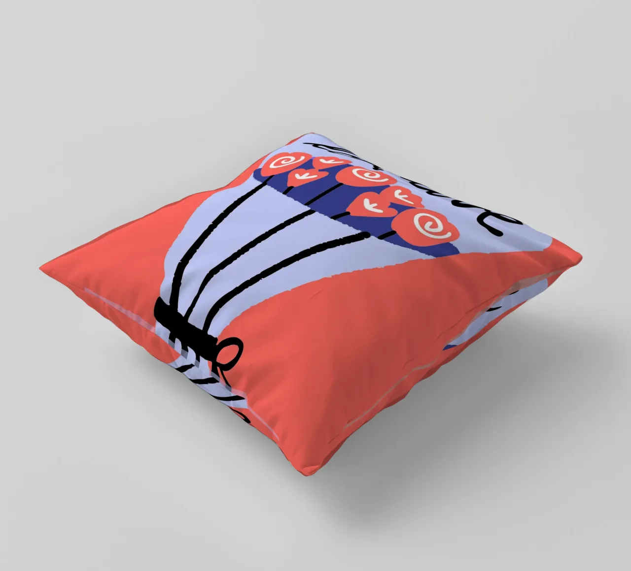 Bouquet di fiori cuscino da TRENDY POSTER SHOP