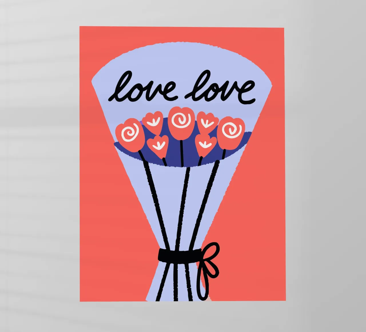 Bouquet di fiori pellicola backlit da TRENDY POSTER SHOP