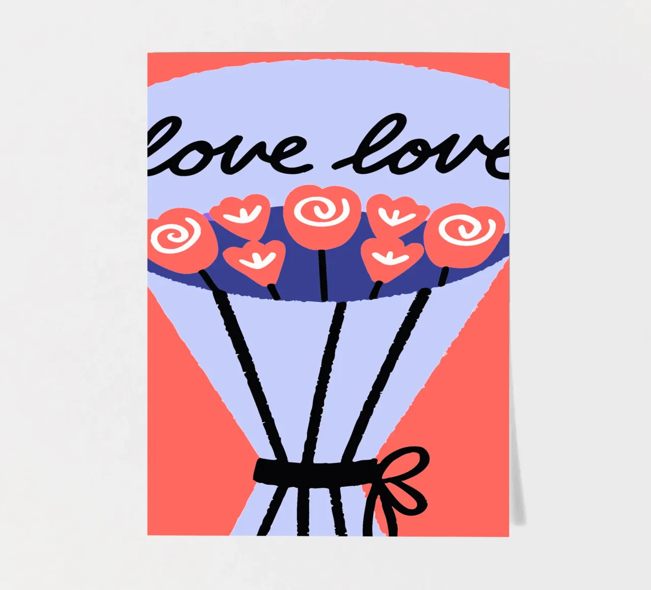 Flower Bouquet sticker sheet by TRENDY POSTER SHOP