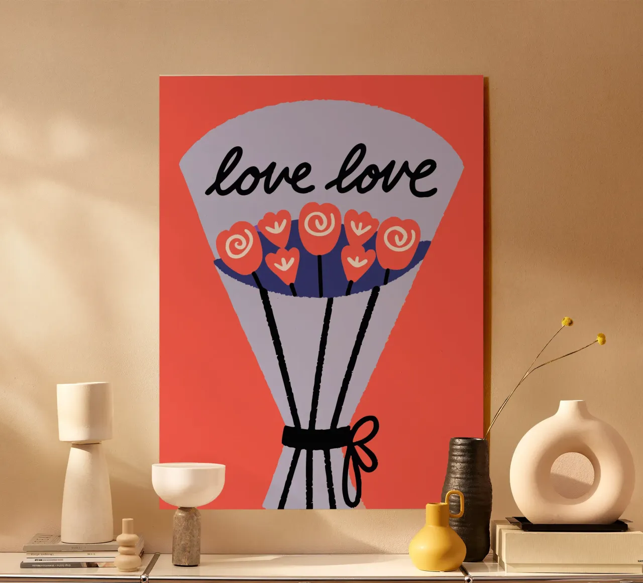 Bouquet di fiori plexiglass da TRENDY POSTER SHOP