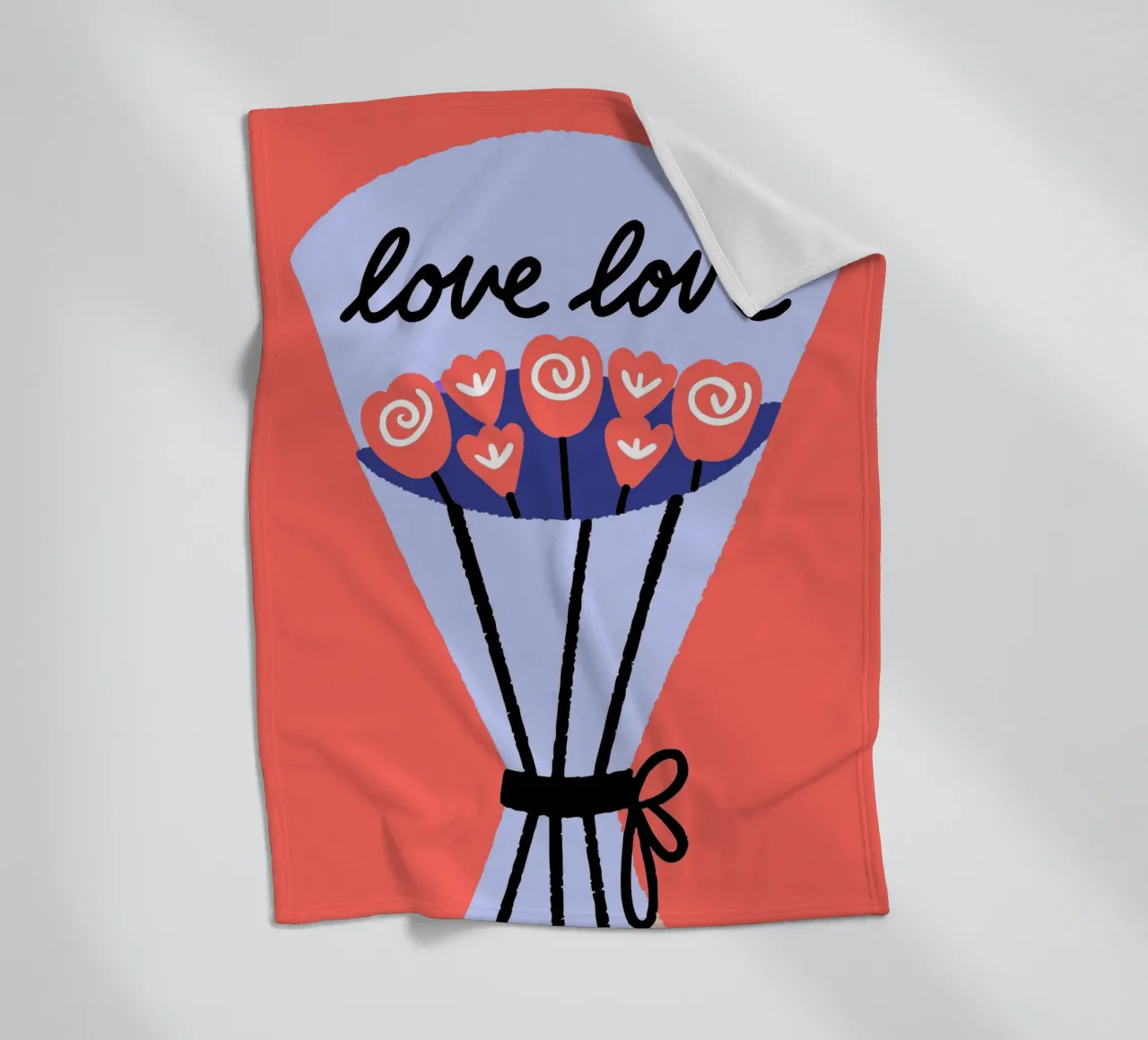 Bouquet di fiori coperta in pile da TRENDY POSTER SHOP