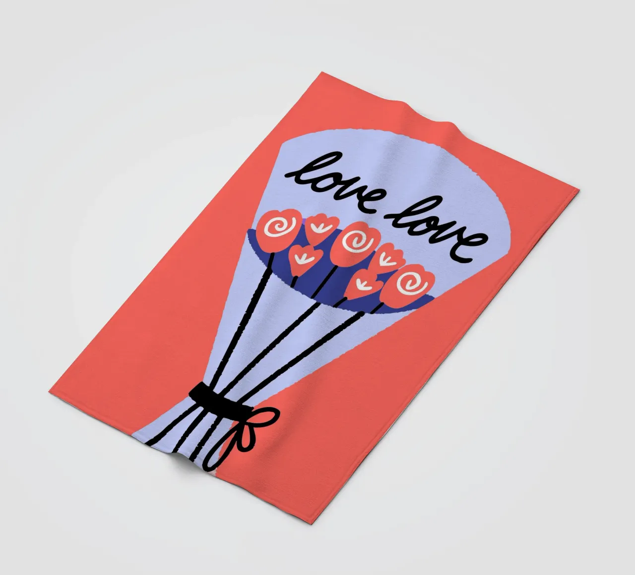 Bouquet di fiori coperta in pile da TRENDY POSTER SHOP