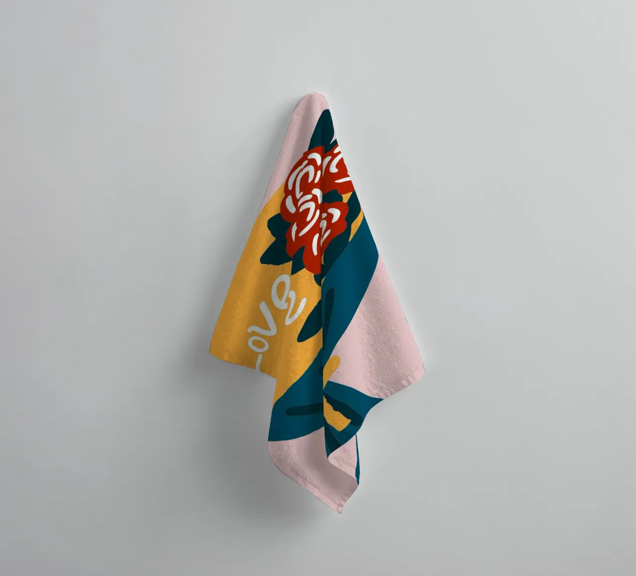 Bouquet di fiori asciugamano da bagno da TRENDY POSTER SHOP