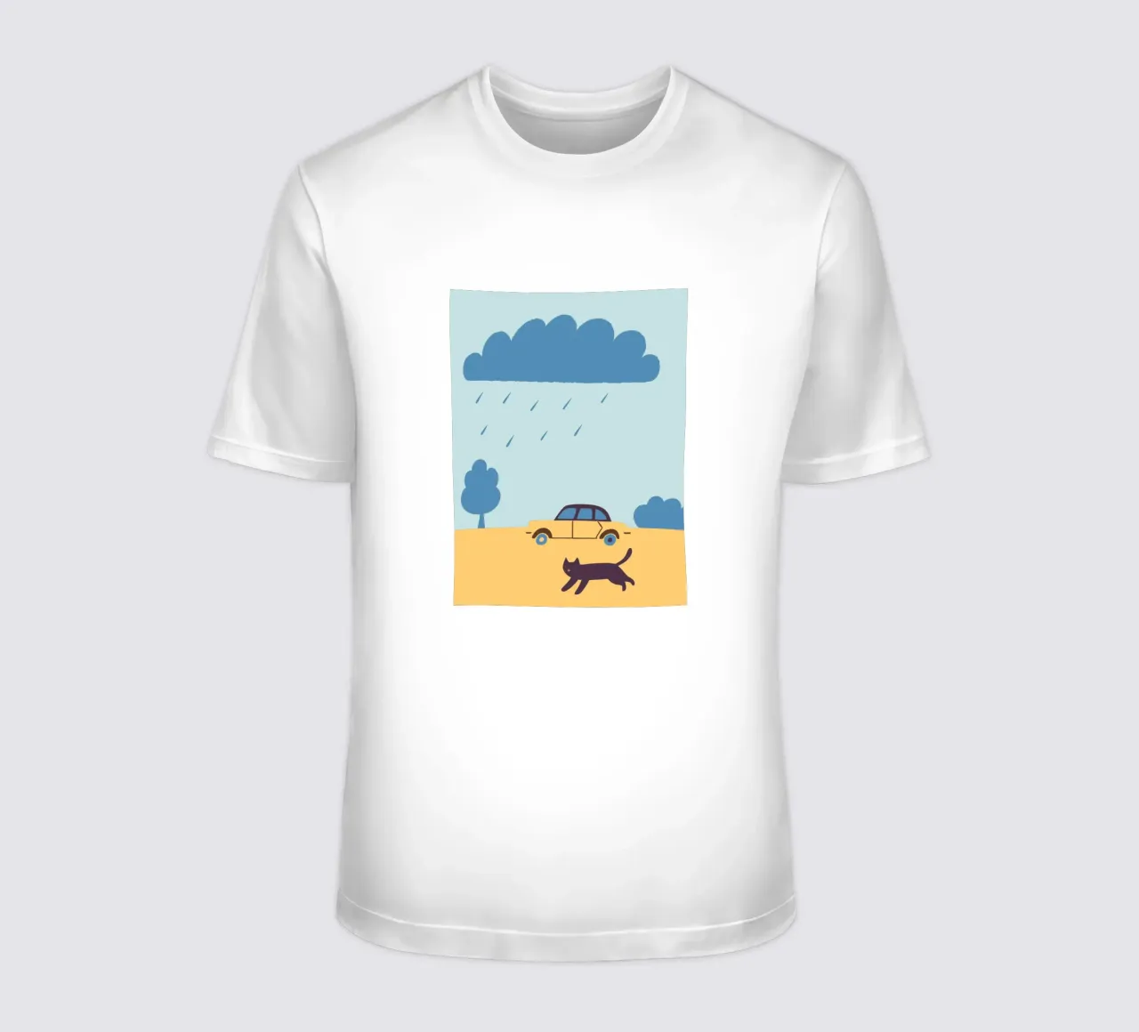 Gatti e automobili t-shirt da TRENDY POSTER SHOP
