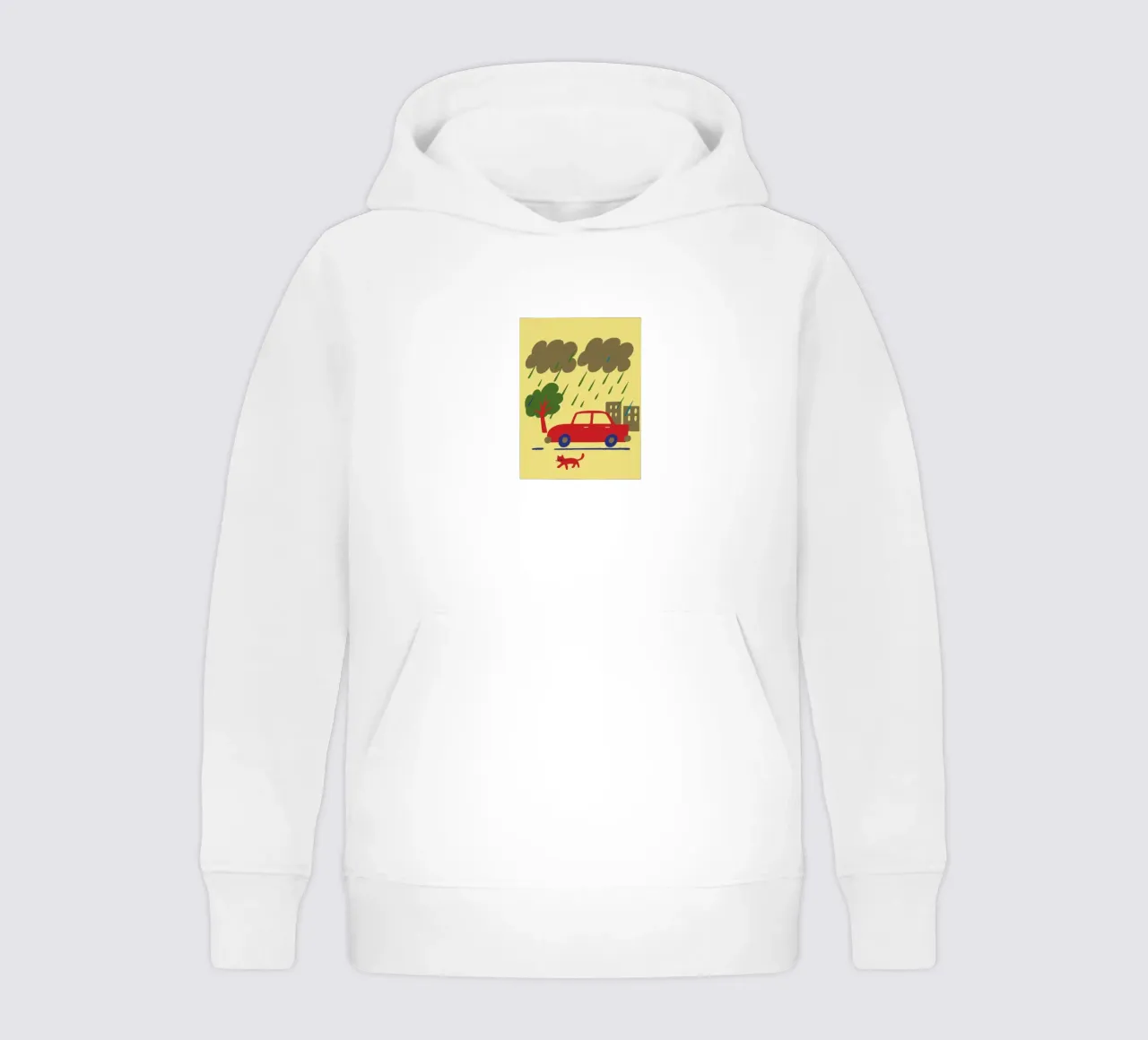 Gatti e automobili felpa bambino con cappuccio da TRENDY POSTER SHOP