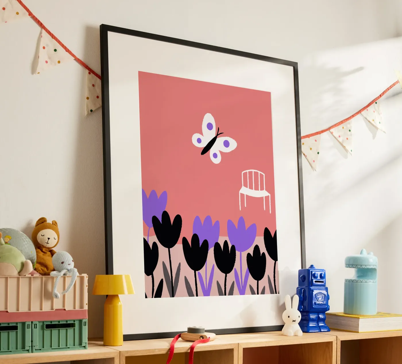Fiori e farfalle poster da TRENDY POSTER SHOP
