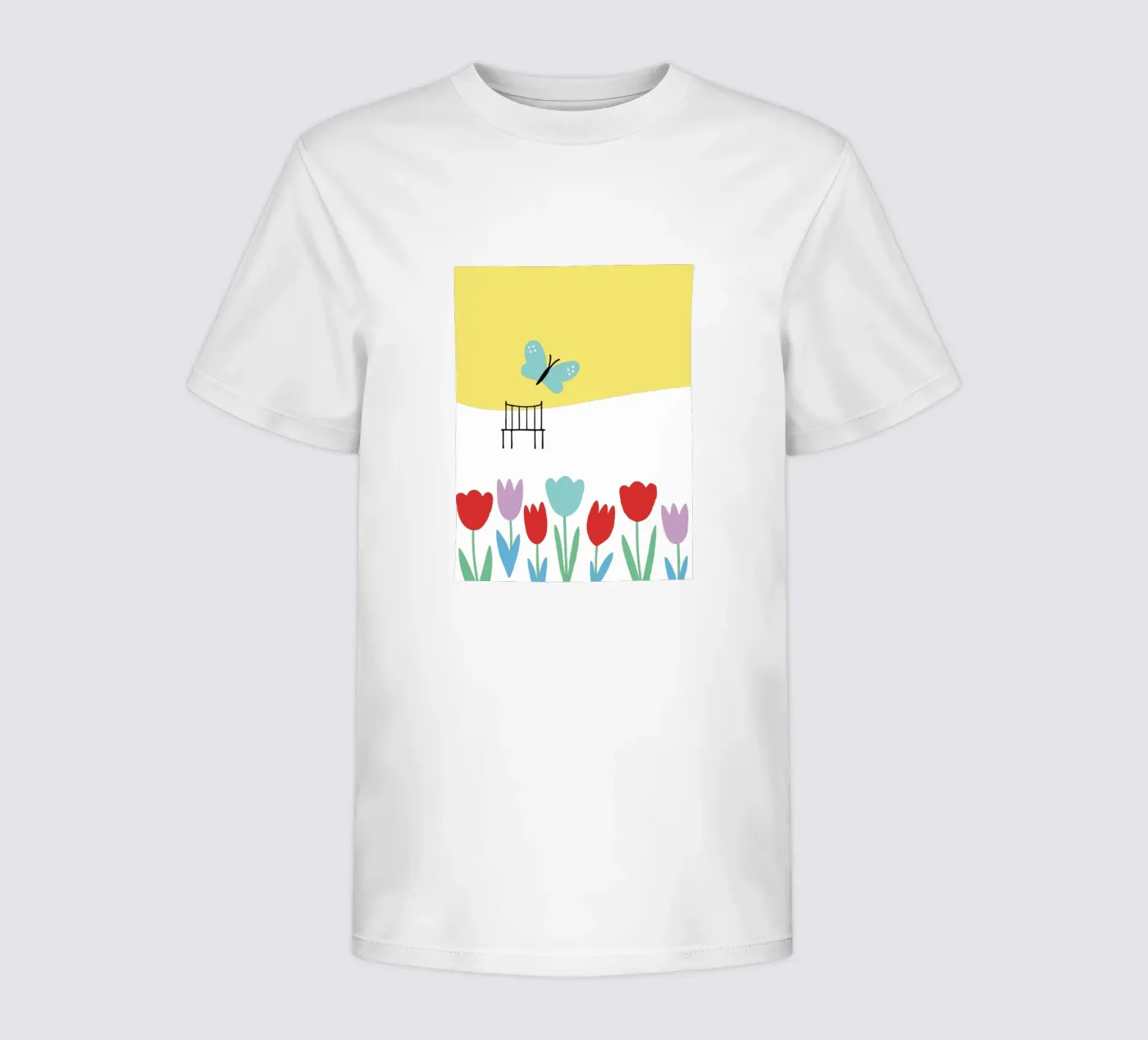 Fiori e farfalle t-shirt bambini da TRENDY POSTER SHOP