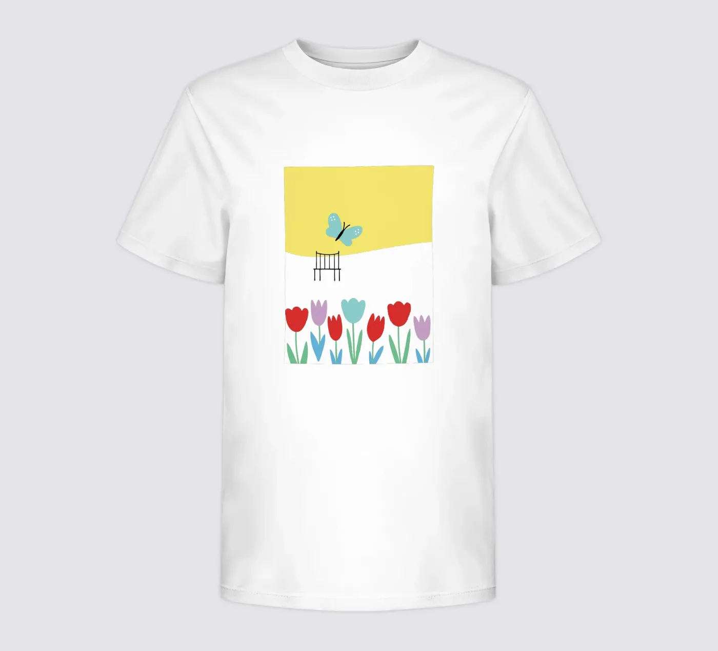 Fiori e farfalle t-shirt bambini da TRENDY POSTER SHOP