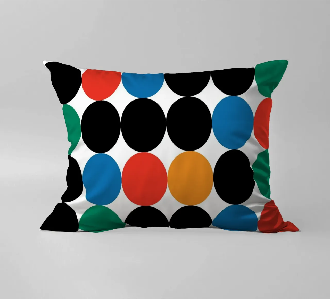 Circle Bauhaus Repeat cuscino da galihstudio