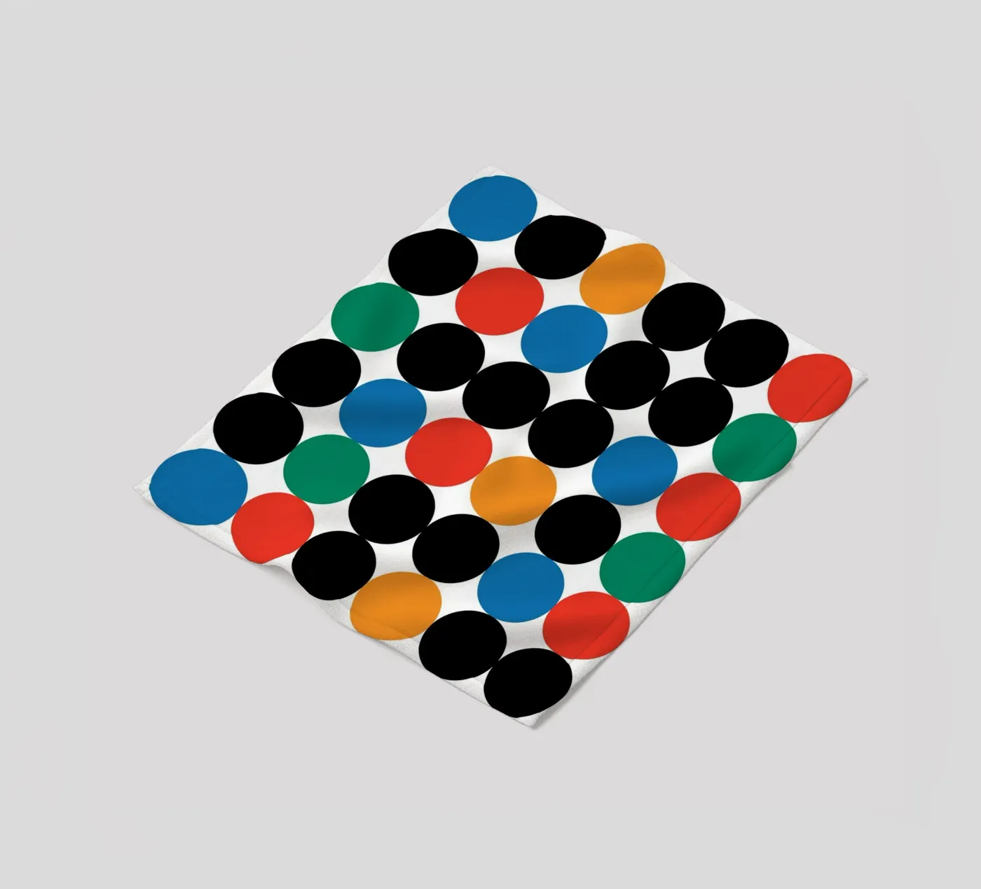 Circle Bauhaus Repeat Fleecedecke von galihstudio