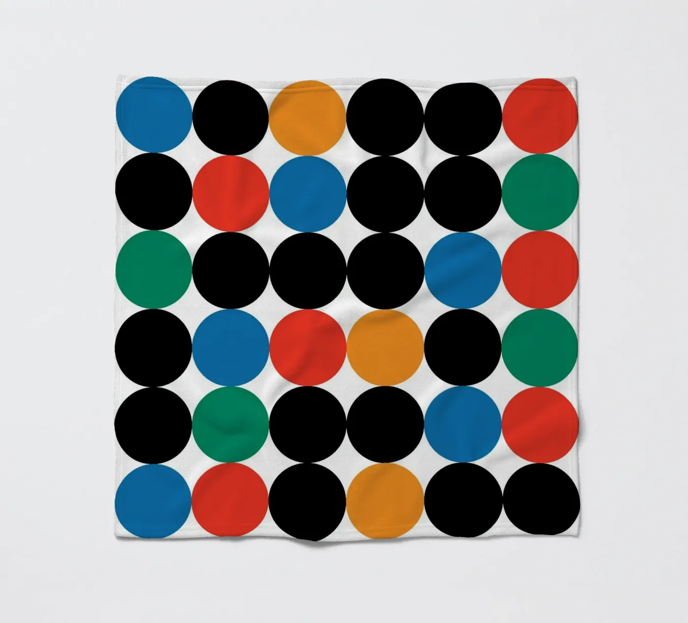 Circle Bauhaus Repeat Fleecedecke von galihstudio