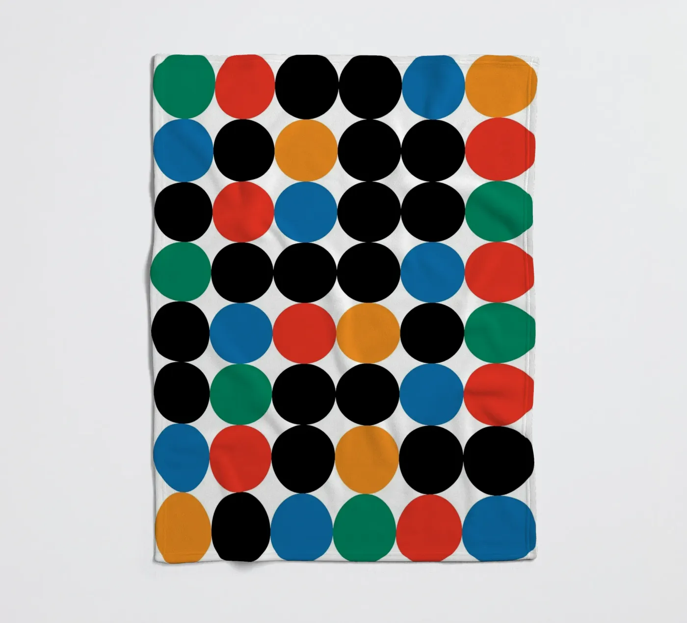 Circle Bauhaus Repeat Fleecedecke von galihstudio