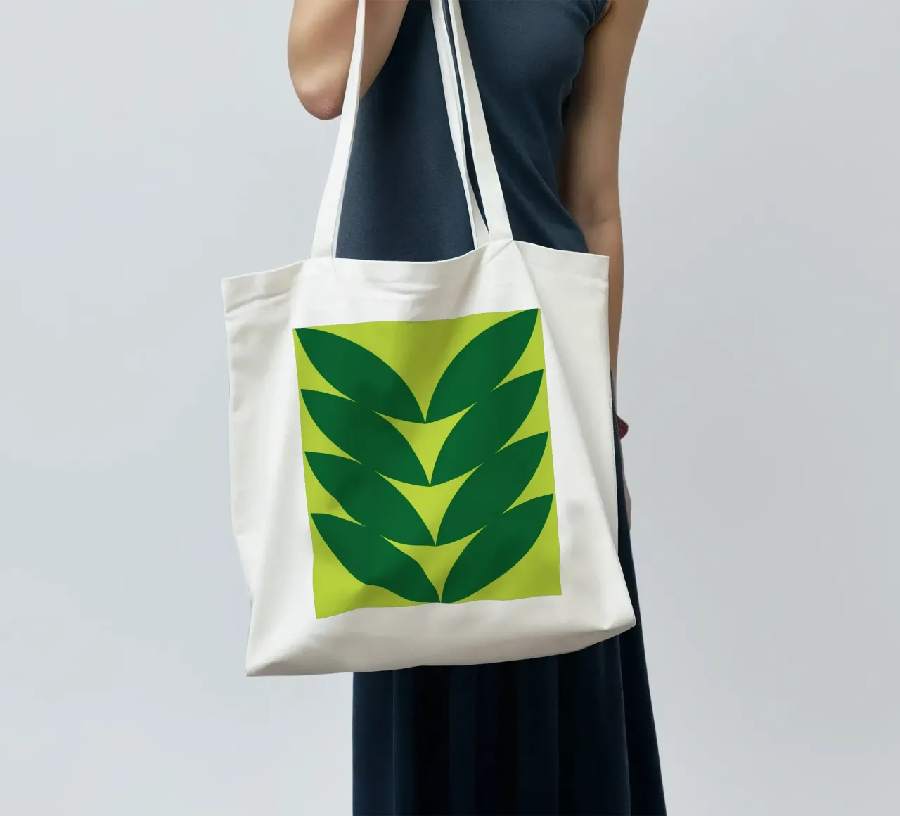 Verde eucalipto borsa in juta da galihstudio