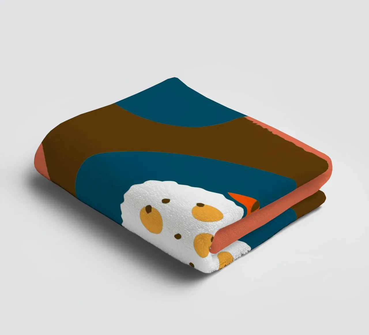 Eetbord badhanddoek van TRENDY POSTER SHOP