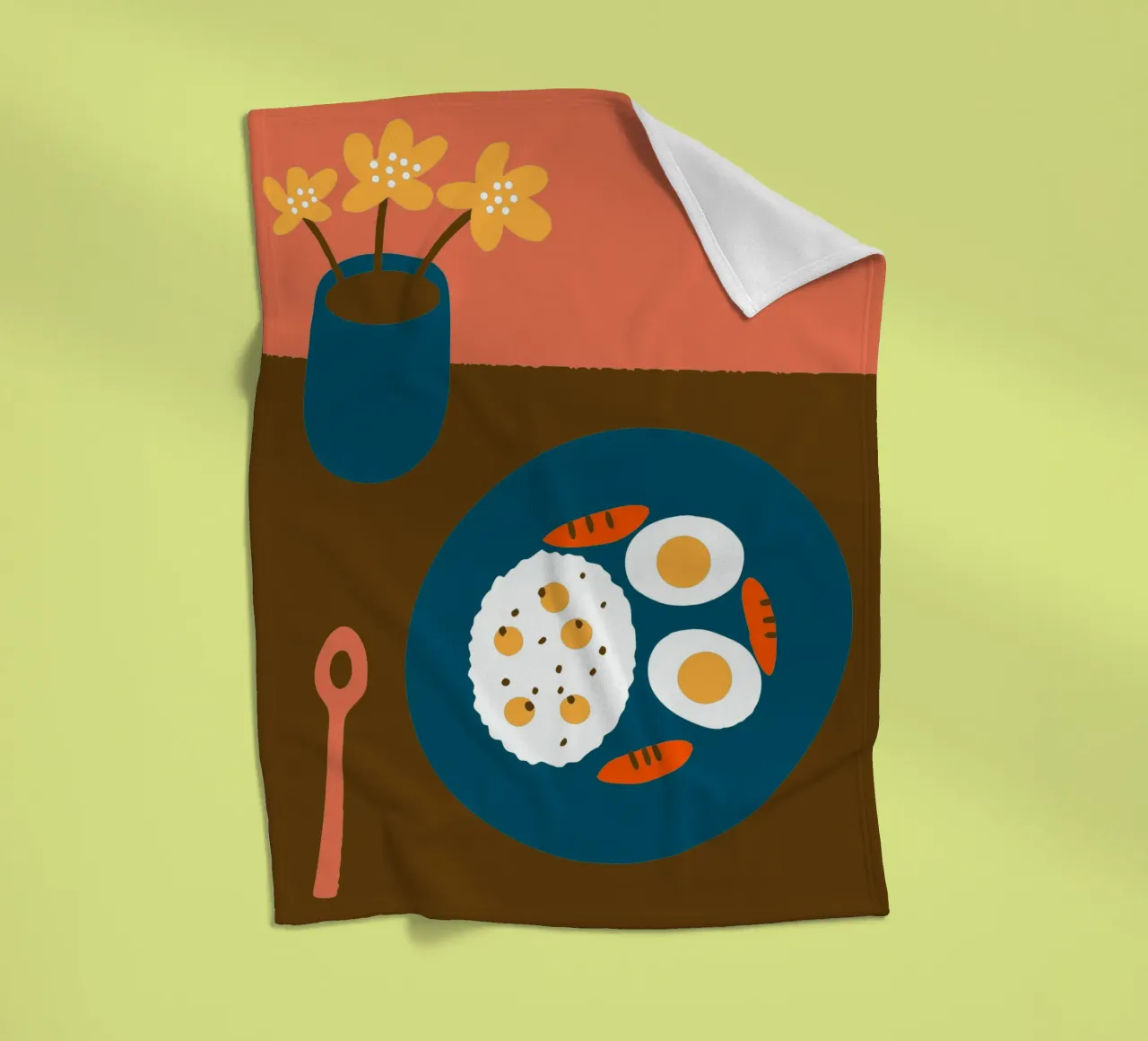 Piatto da pranzo coperta in pile da TRENDY POSTER SHOP