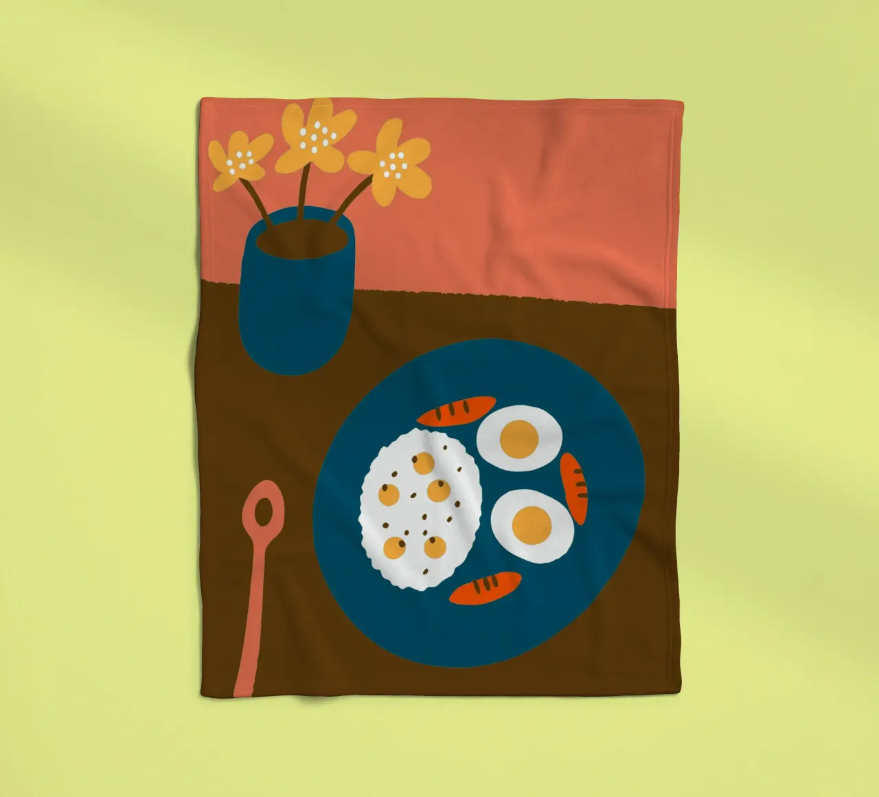 Piatto da pranzo coperta in pile da TRENDY POSTER SHOP