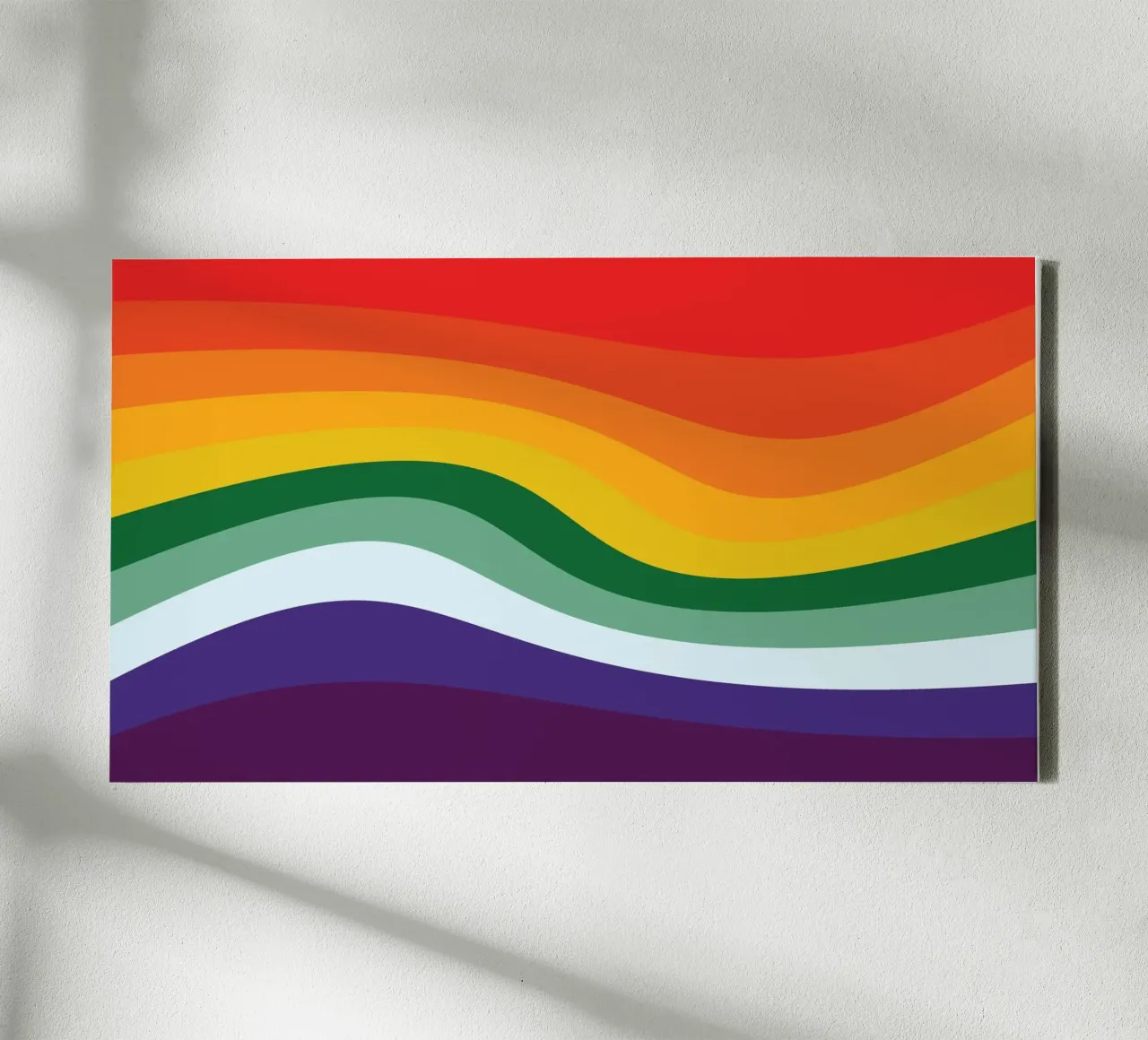 Libertà Arcobaleno tela con Cornice a cassetta da galihstudio