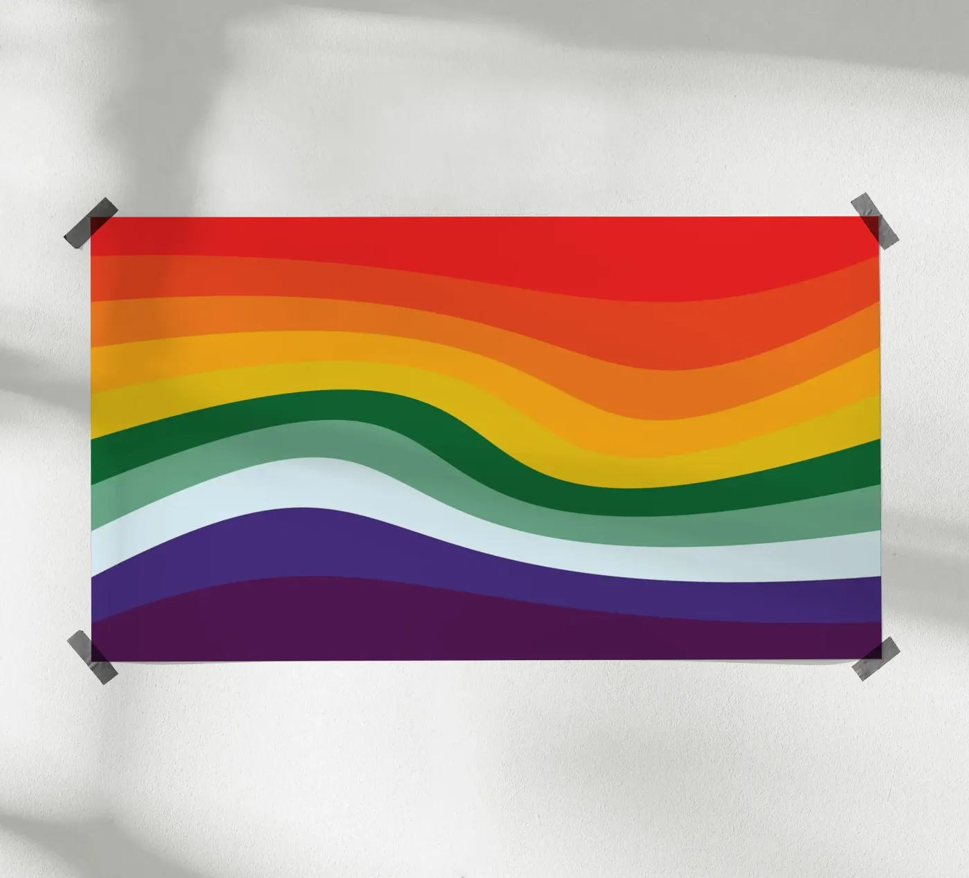 Rainbow Freedom poster by galihstudio