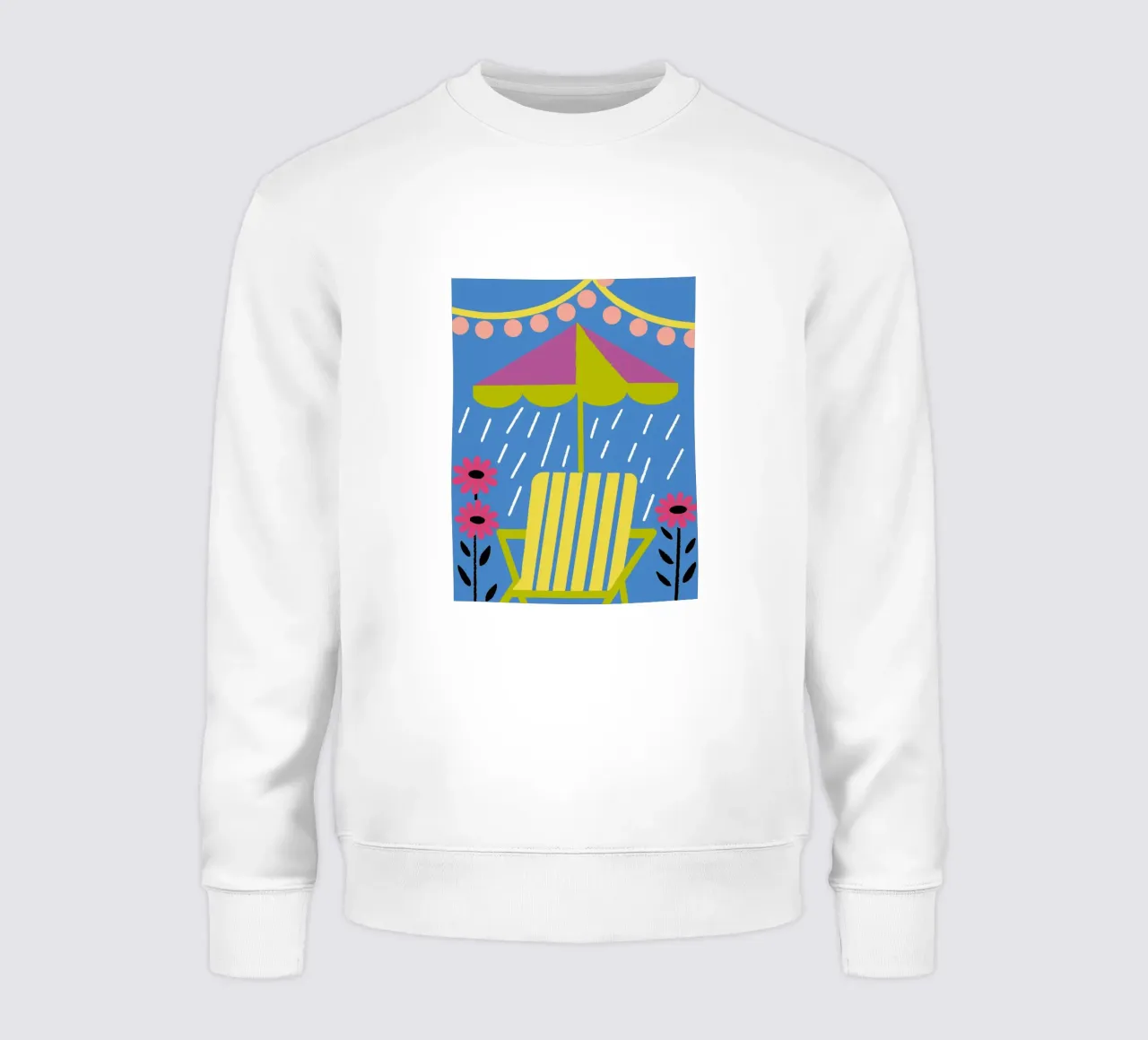 Sedia sotto la pioggia felpa da TRENDY POSTER SHOP