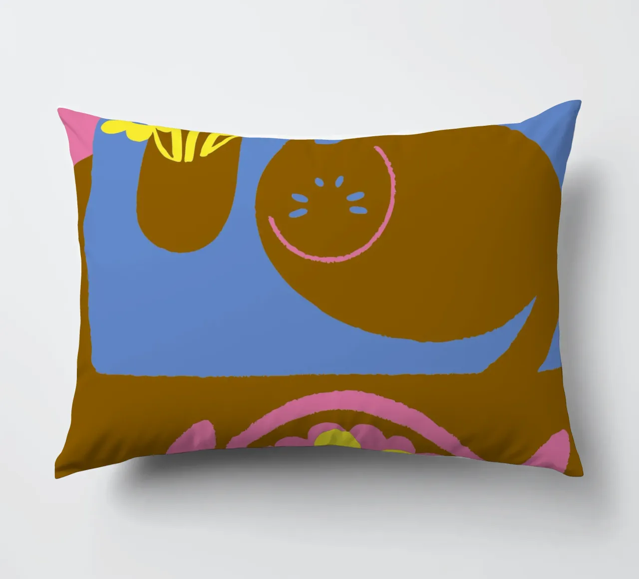 Fiori e cibo per gatti cuscino da TRENDY POSTER SHOP