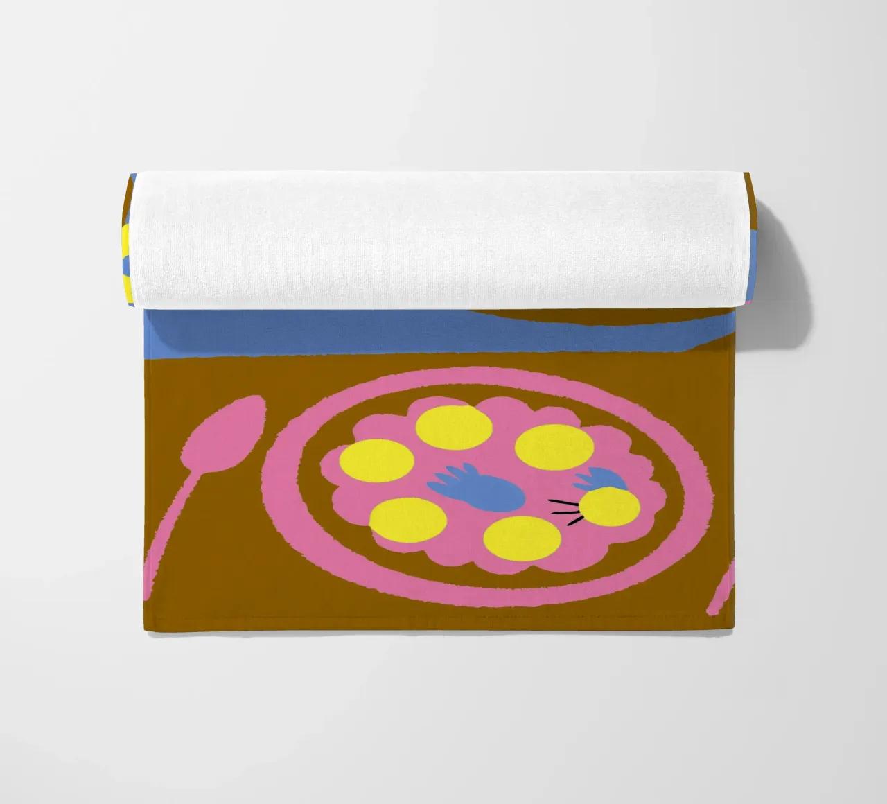 Fiori e cibo per gatti telo mare da TRENDY POSTER SHOP