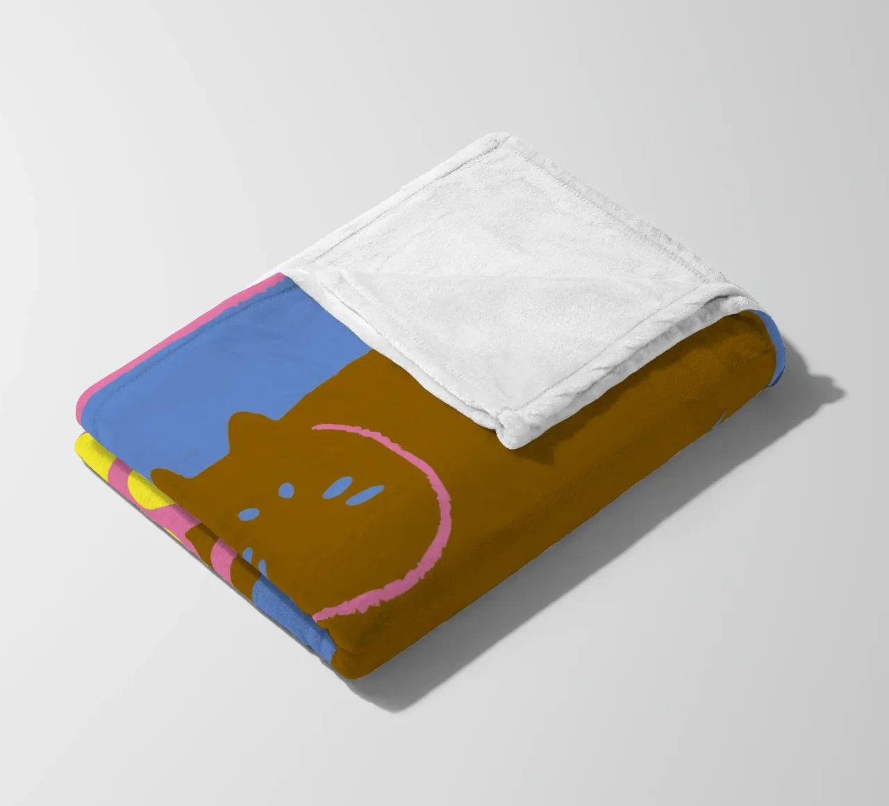 Fiori e cibo per gatti coperta in pile da TRENDY POSTER SHOP