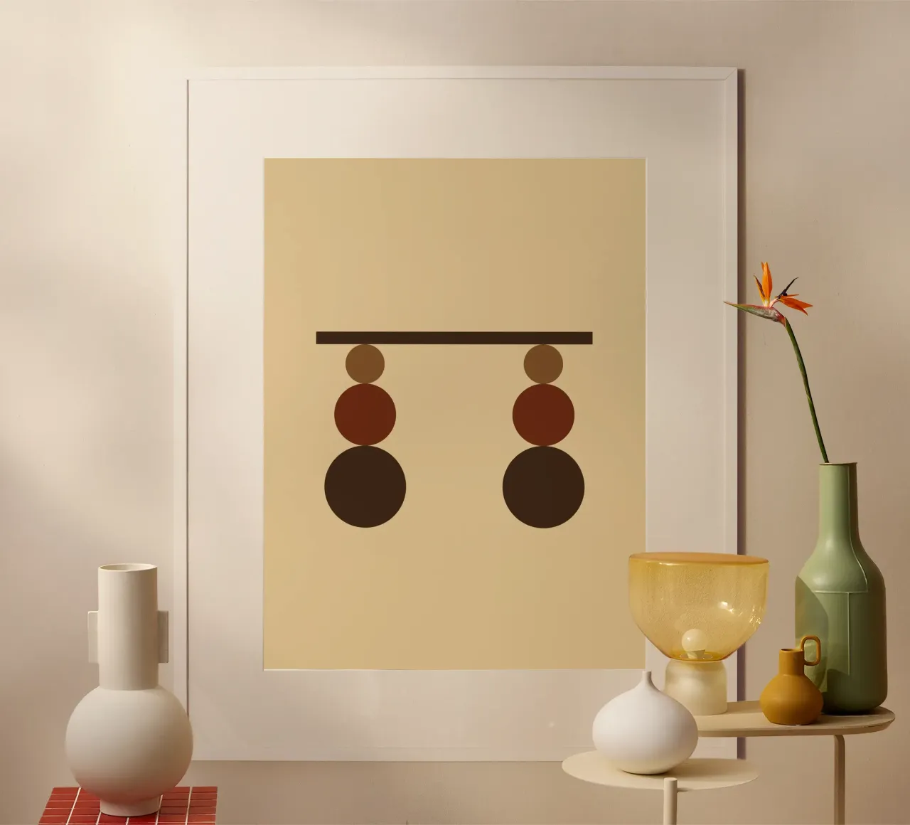 Mesa Harmony Minimalist poster de galihstudio