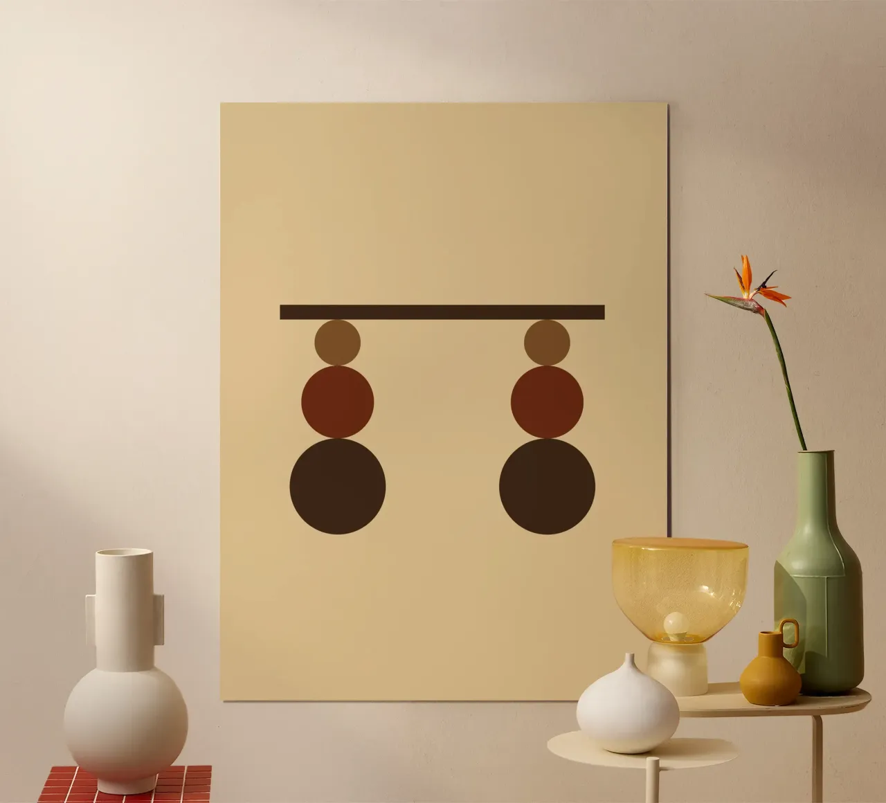 Mesa Harmony Minimalist poster de galihstudio