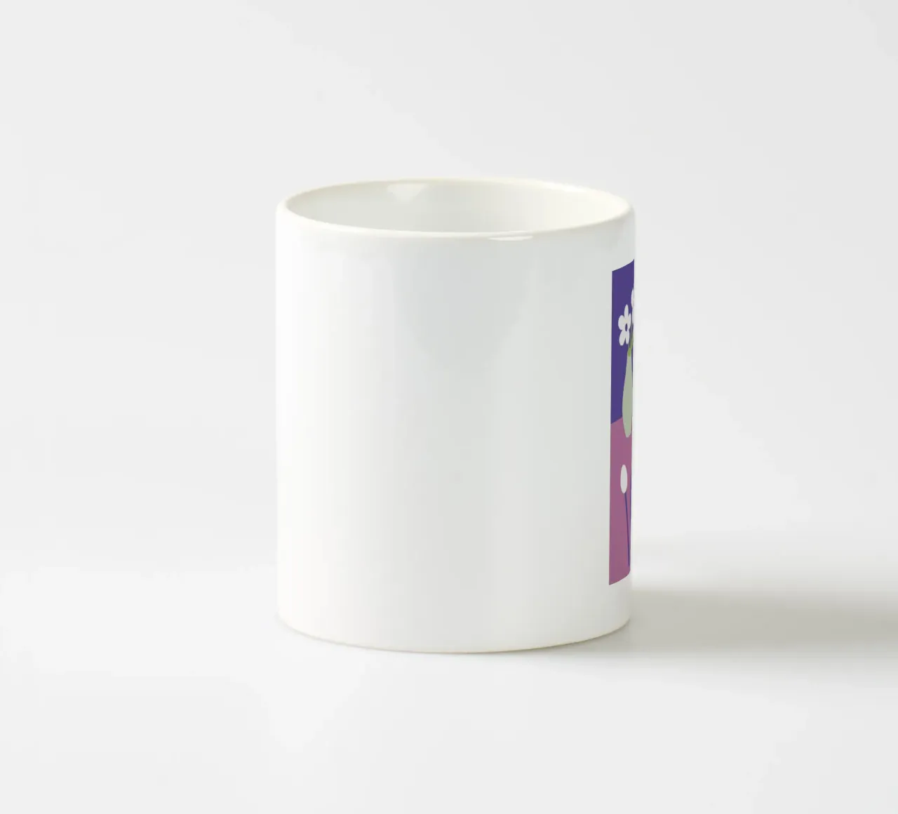 Fiori e cibo per gatti tazza in ceramica da TRENDY POSTER SHOP