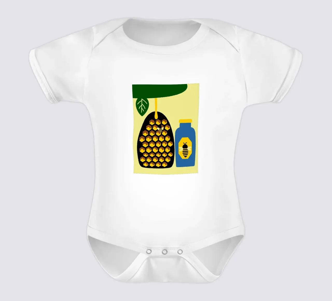 Api da miele body neonato maniche corte da TRENDY POSTER SHOP