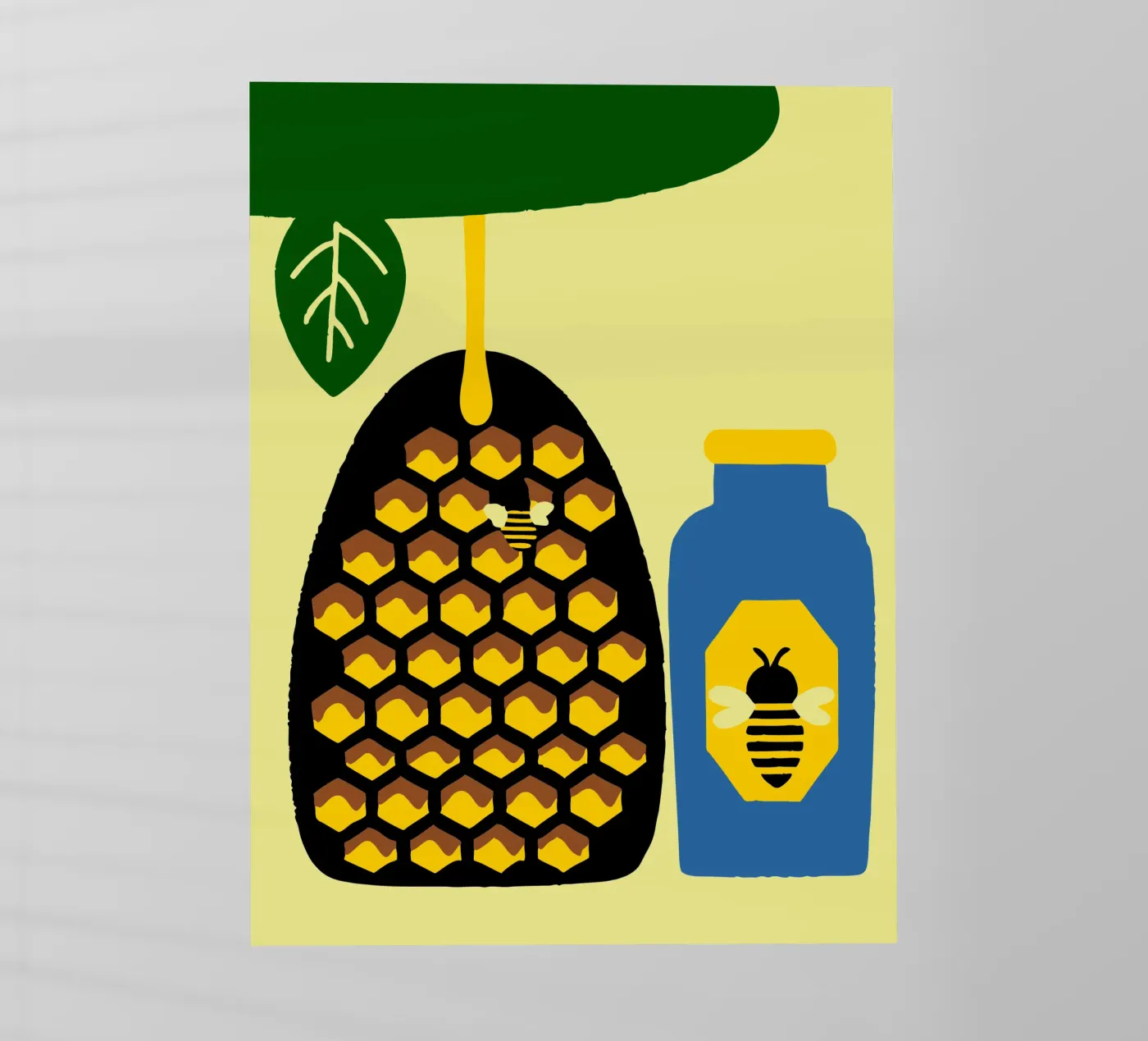 Api da miele pellicola backlit da TRENDY POSTER SHOP