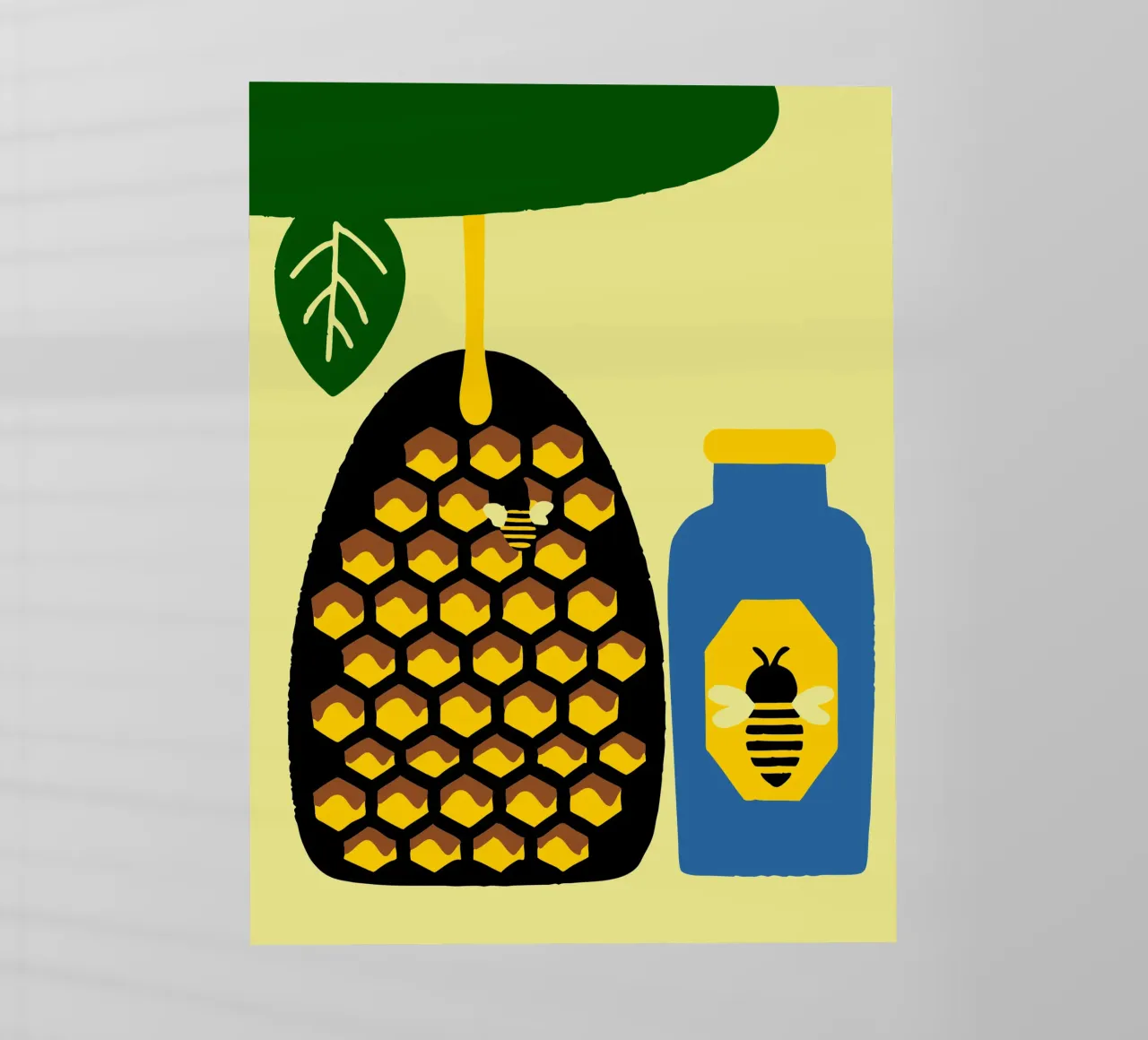 Api da miele pellicola backlit da TRENDY POSTER SHOP