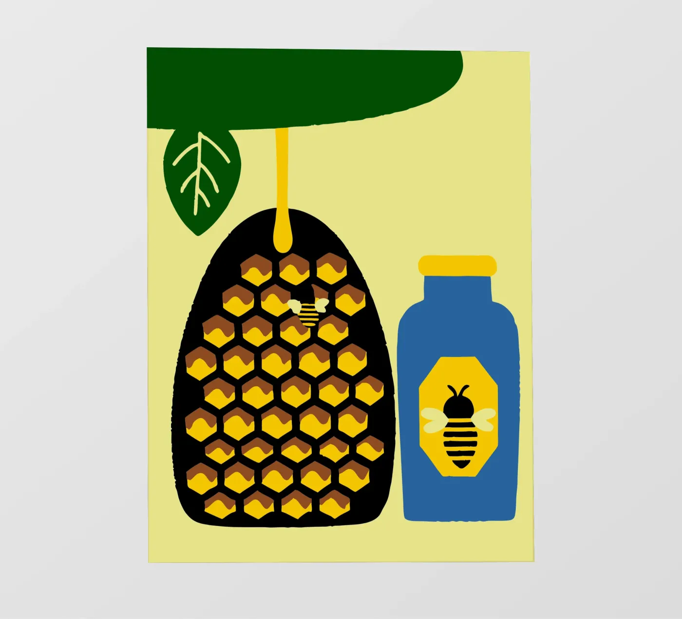 Api da miele pellicola backlit da TRENDY POSTER SHOP