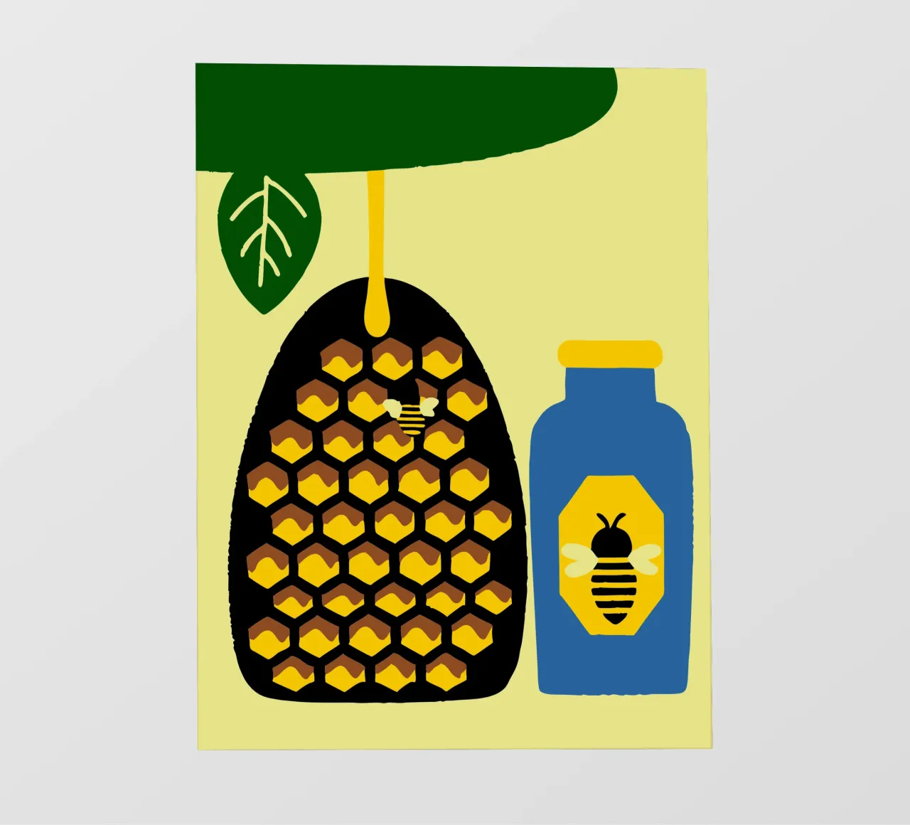 Api da miele pellicola backlit da TRENDY POSTER SHOP