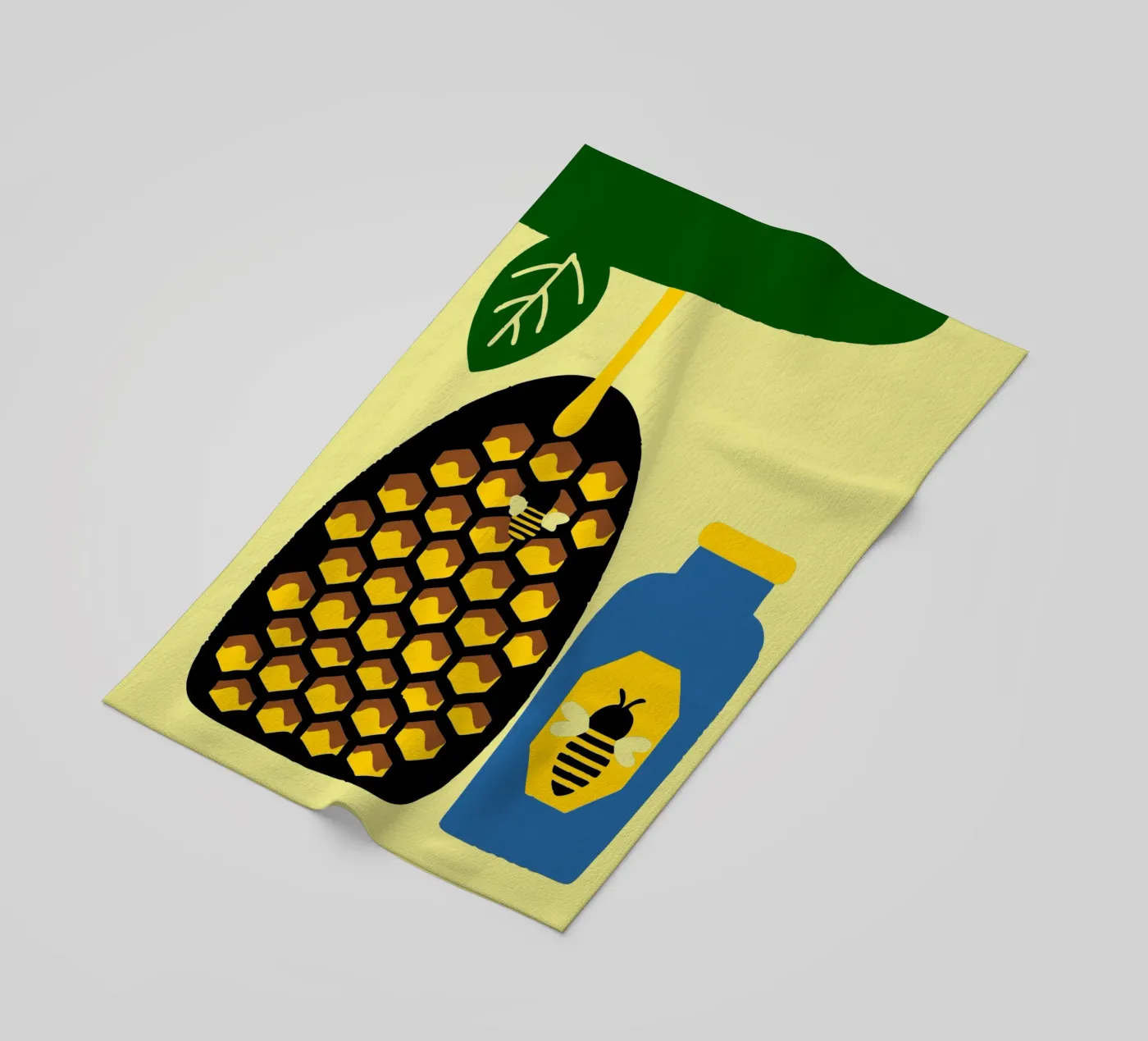 Honingbijen strandhanddoek van TRENDY POSTER SHOP