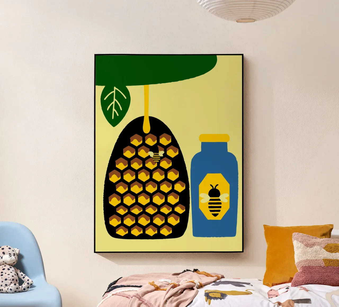 Api da miele plexiglass da TRENDY POSTER SHOP