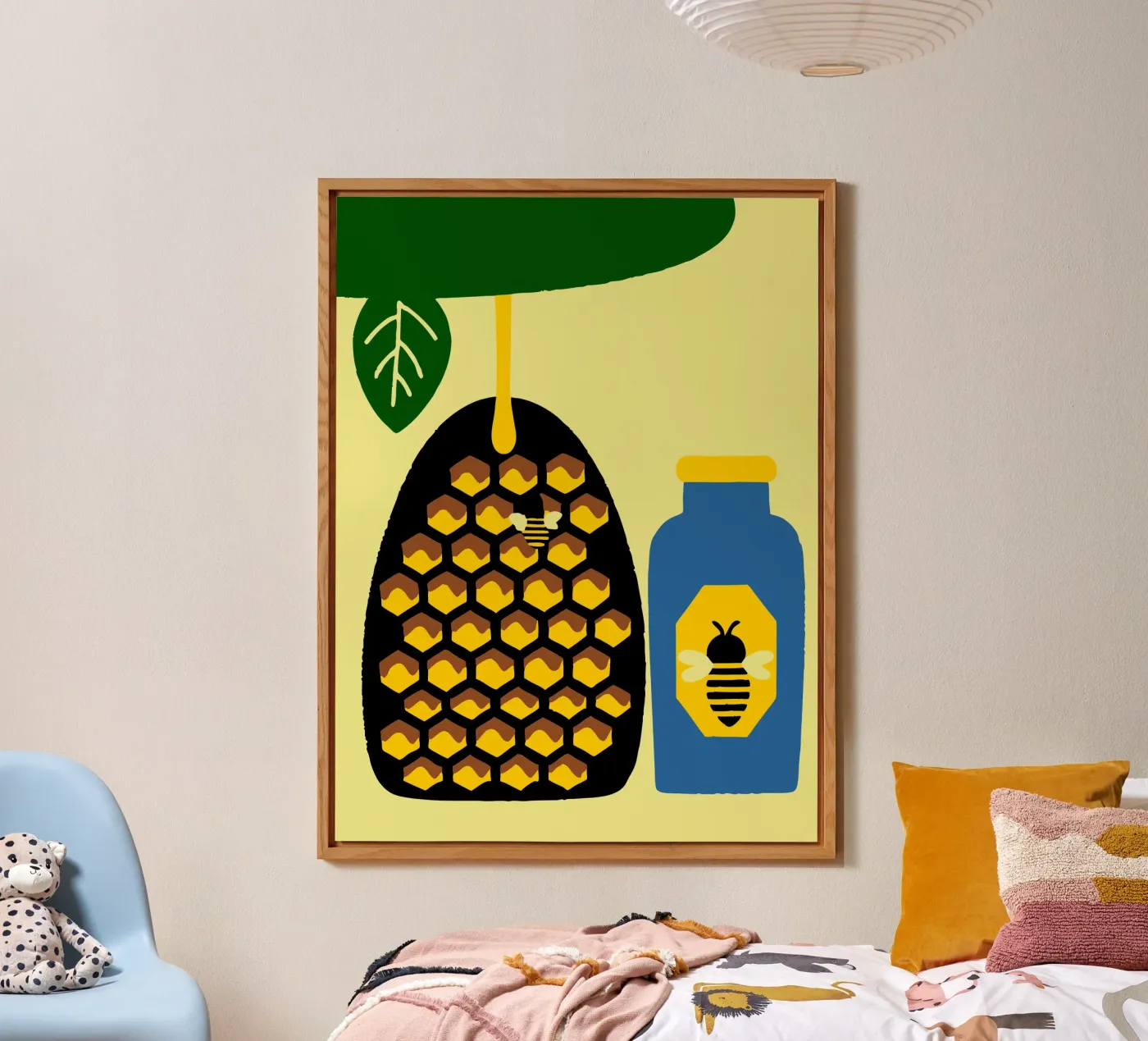 Api da miele alluminio dibond da TRENDY POSTER SHOP