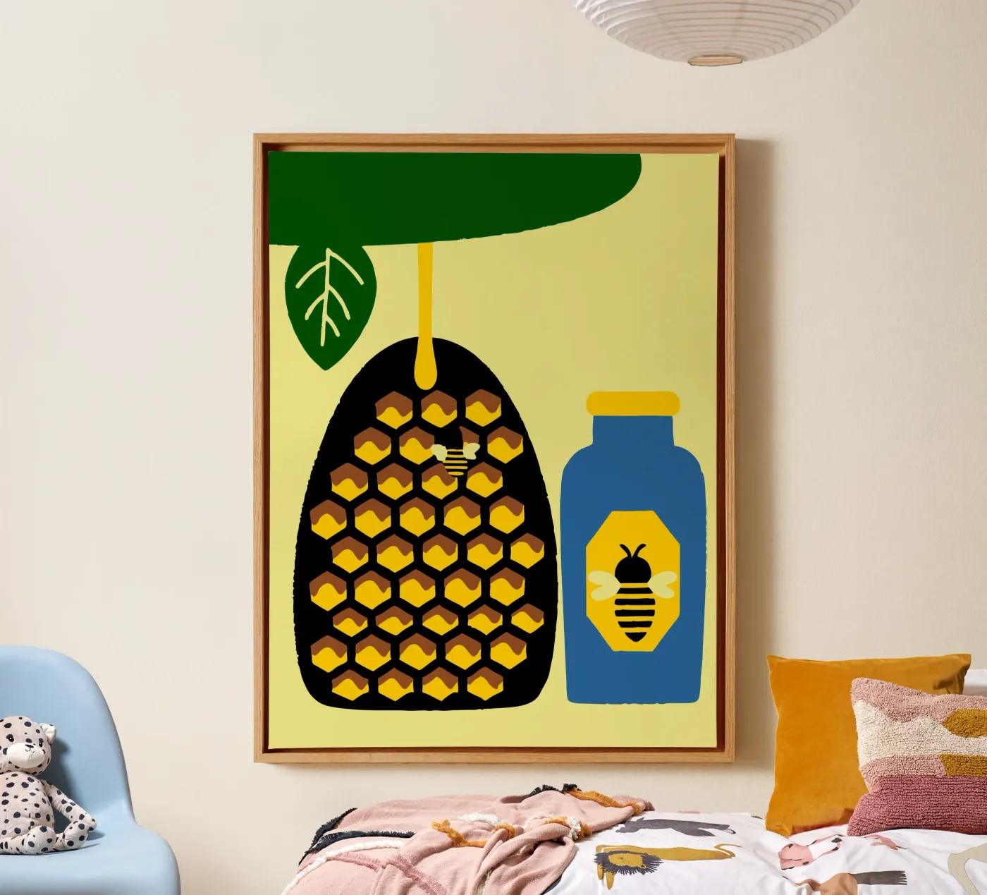 Api da miele tela da TRENDY POSTER SHOP