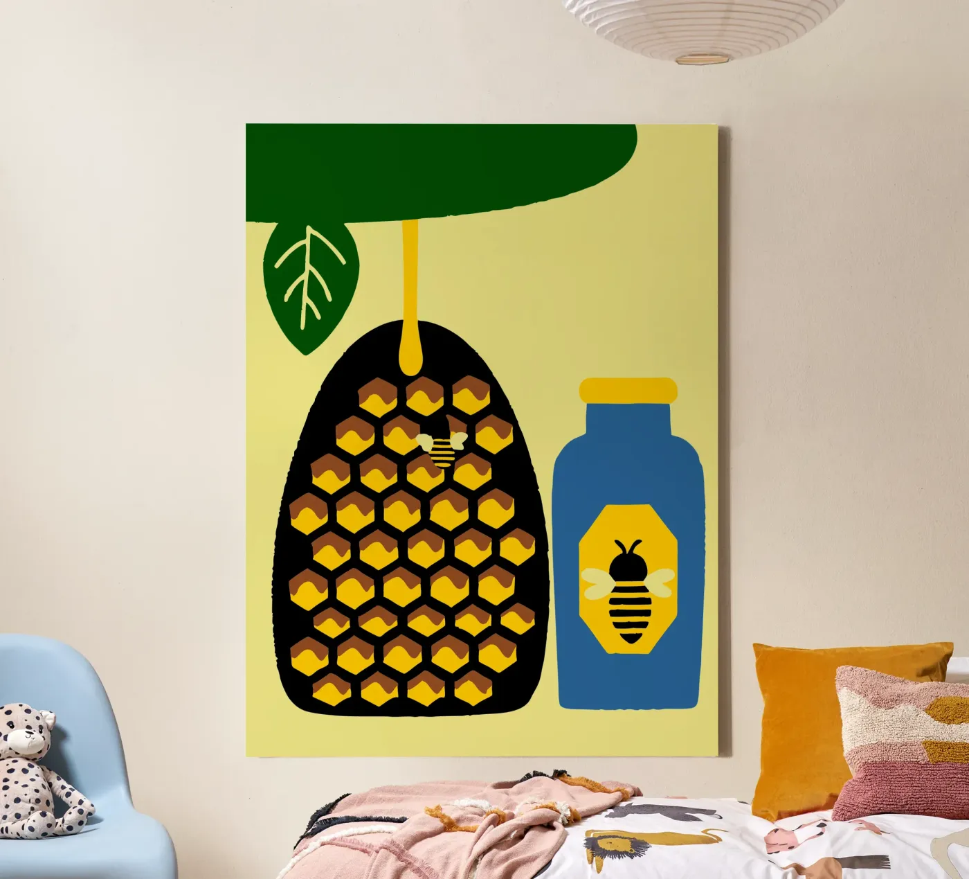 Api da miele tela da TRENDY POSTER SHOP