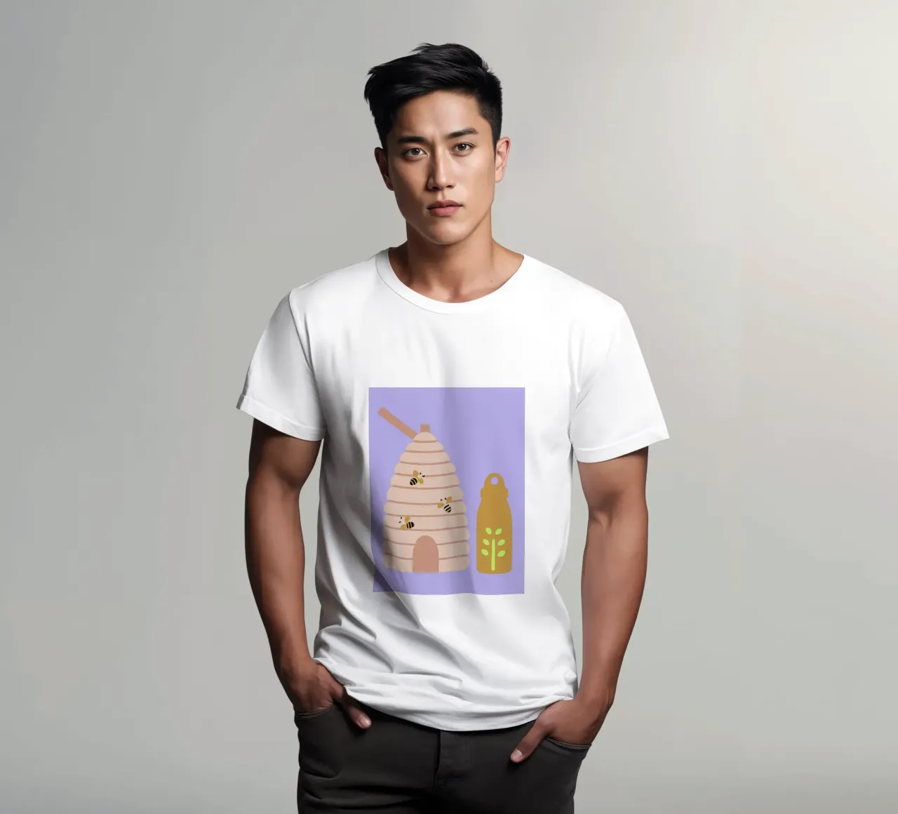 Api da miele t-shirt da TRENDY POSTER SHOP