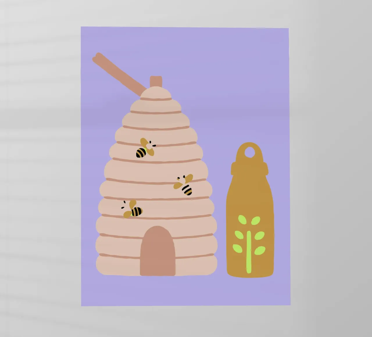 Api da miele pellicola backlit da TRENDY POSTER SHOP