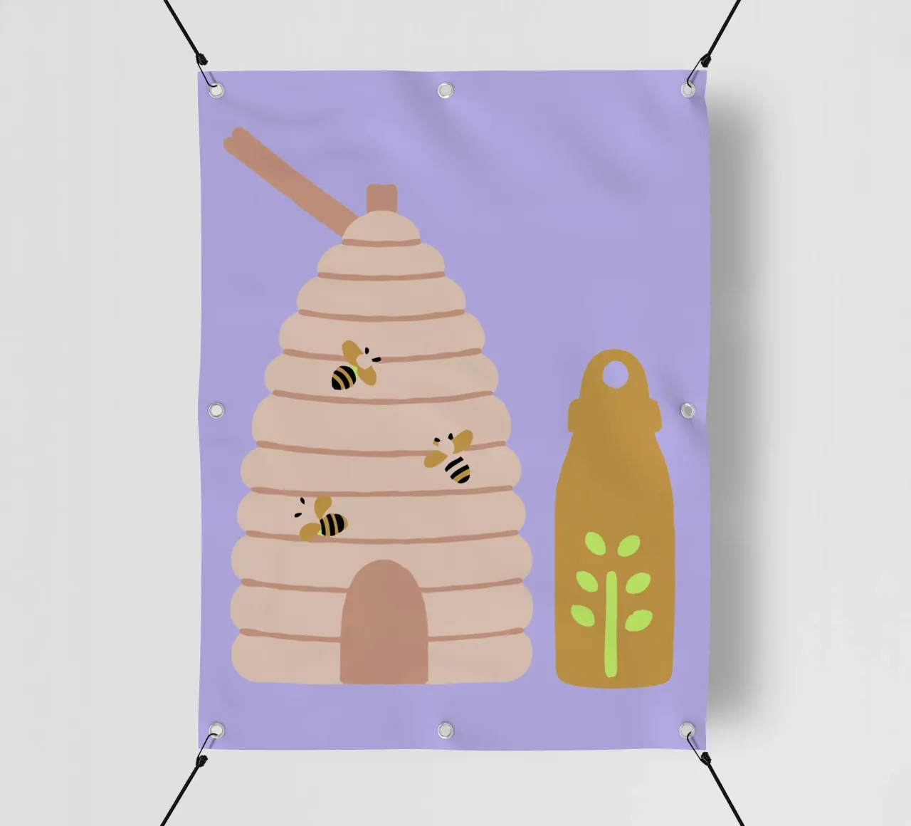 Api da miele telo in pvc da TRENDY POSTER SHOP