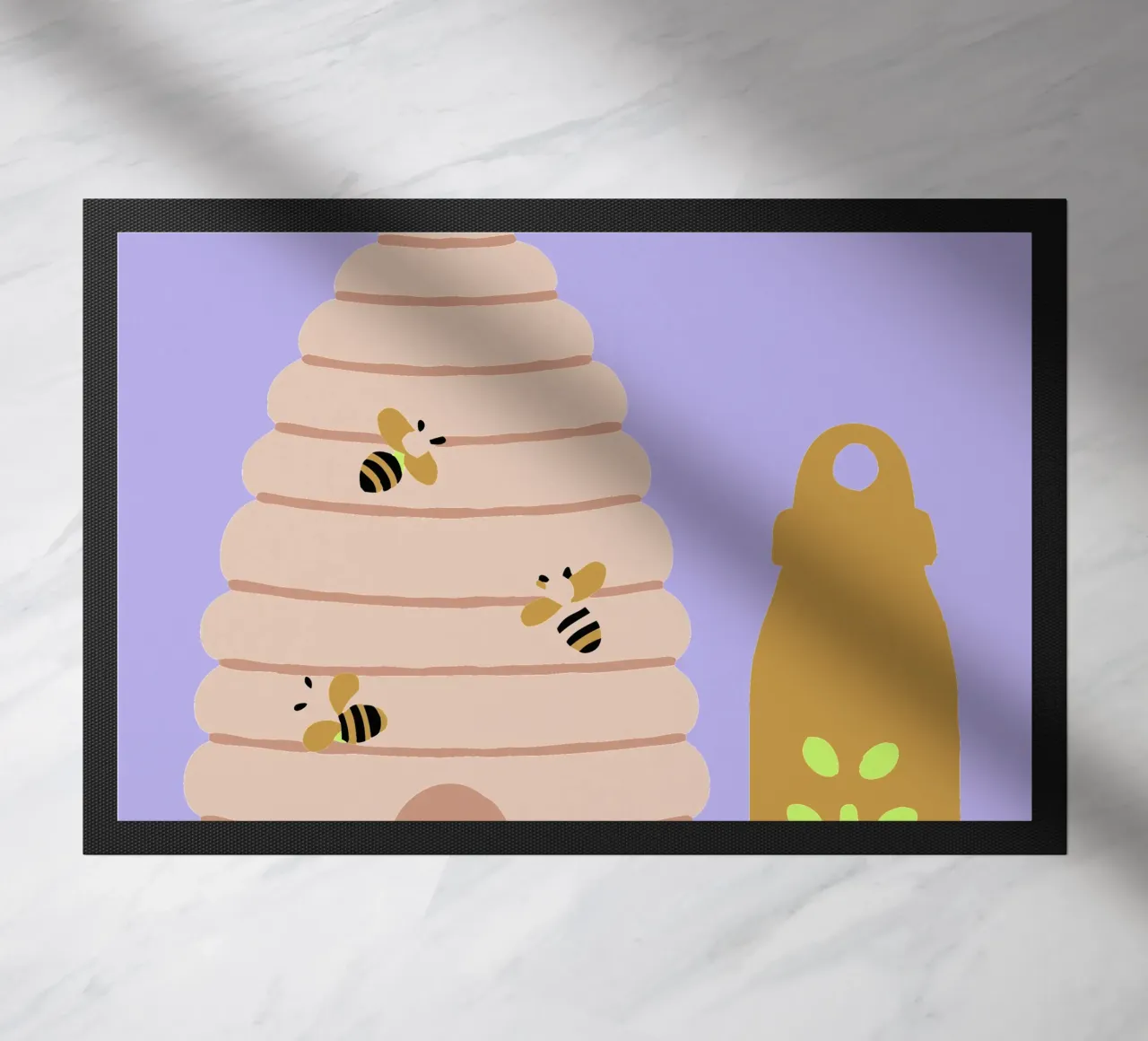Honey Bees doormat by TRENDY POSTER SHOP